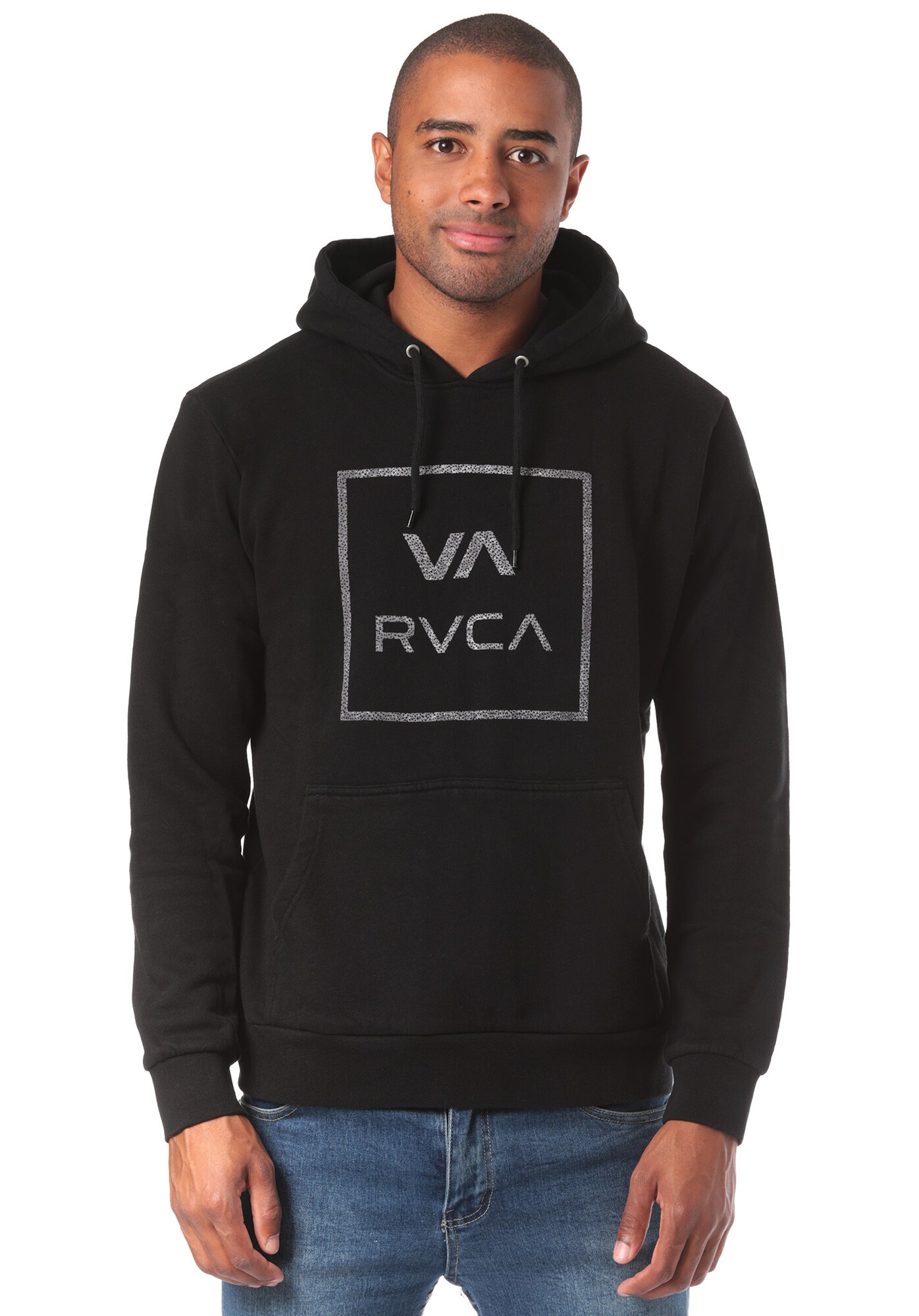 Rvca Heren Sweatshirt Va All The Way Zwart rvca kopen in de aanbieding