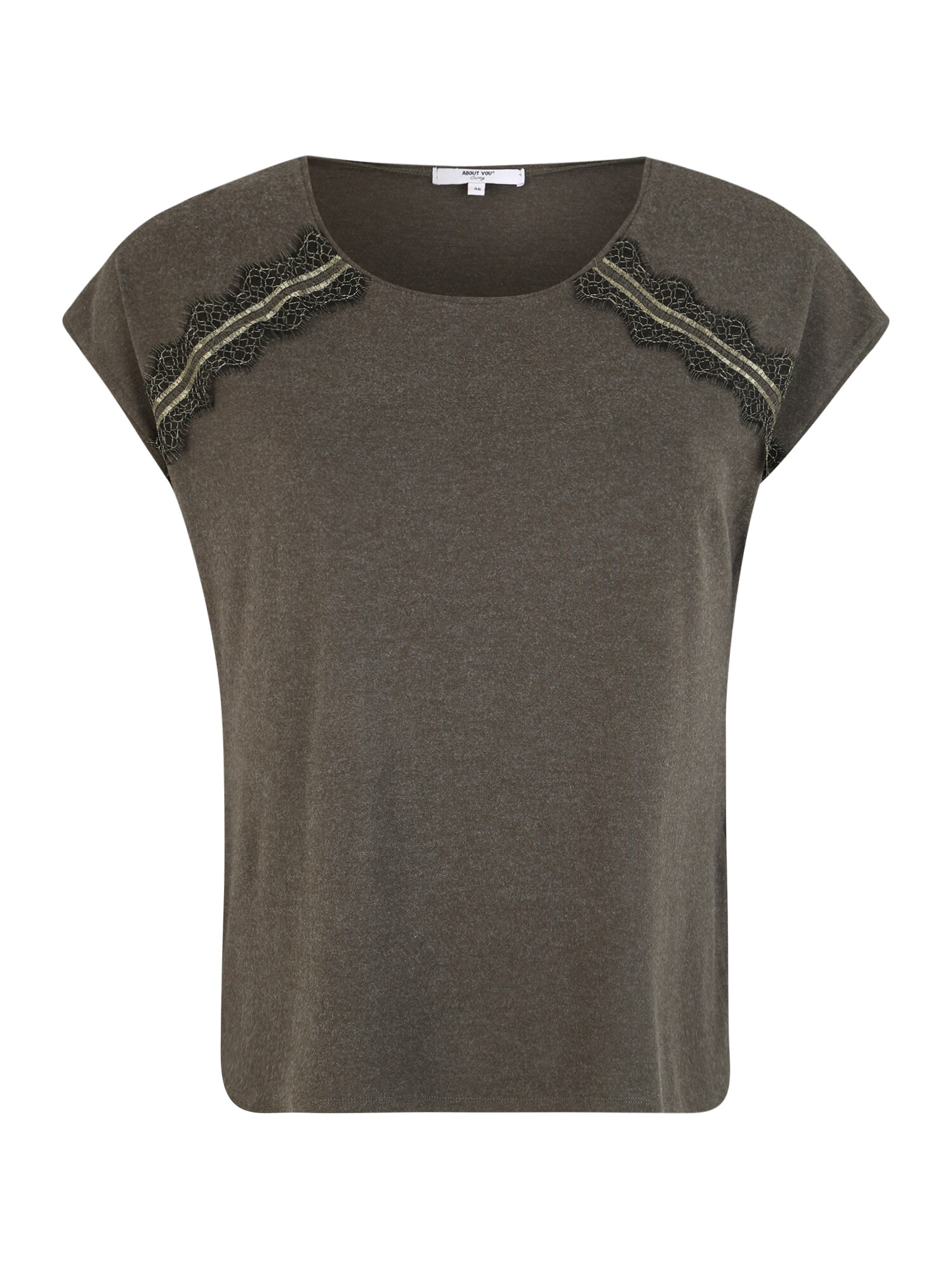 About You Curvy Dames Shirt Naja Kaki about you curvy kopen in de aanbieding