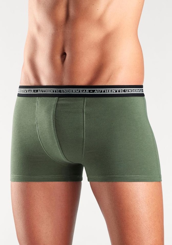AUTHENTIC UNDERWEAR, Boxeralsók, bézs, barna, szürke & zöld, 17 kép a 24 közül
