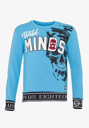 PLUS EIGHTEEN Sweatshirt Turquoise