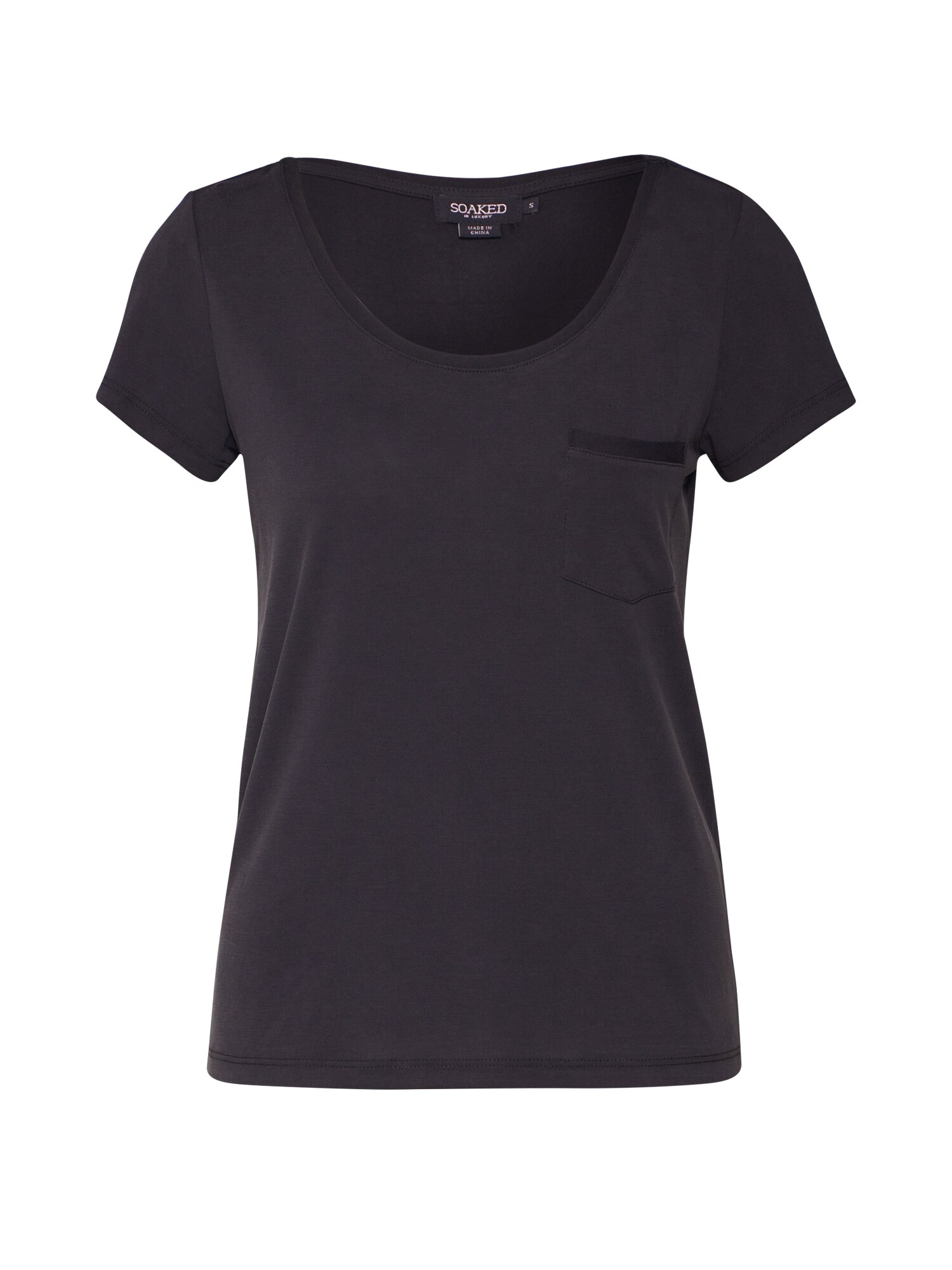 SOAKED IN LUXURY Marškinėliai 'Columbine Tee'  juoda