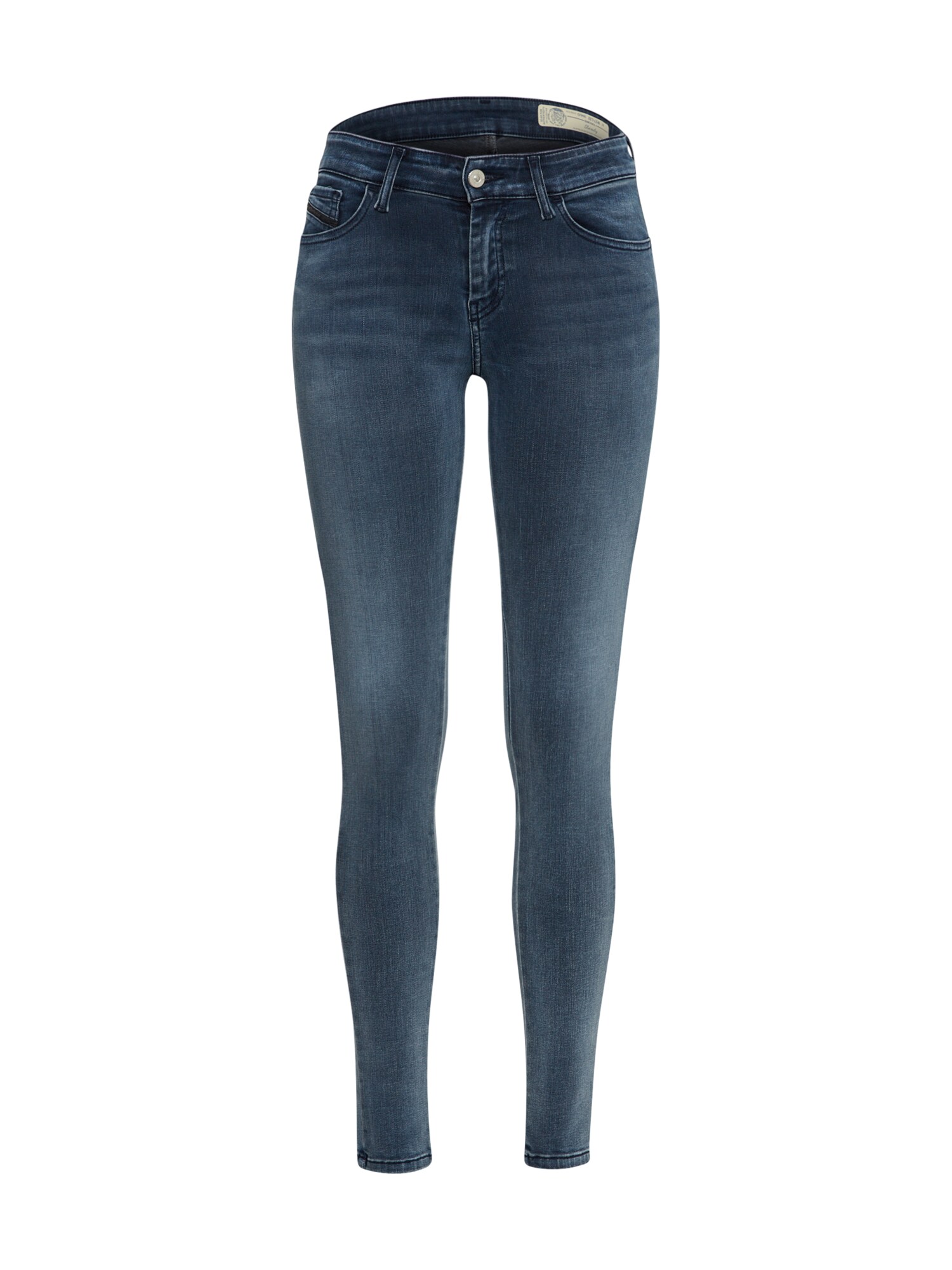 Diesel Dames Jeans Slandy Blauw diesel kopen in de aanbieding