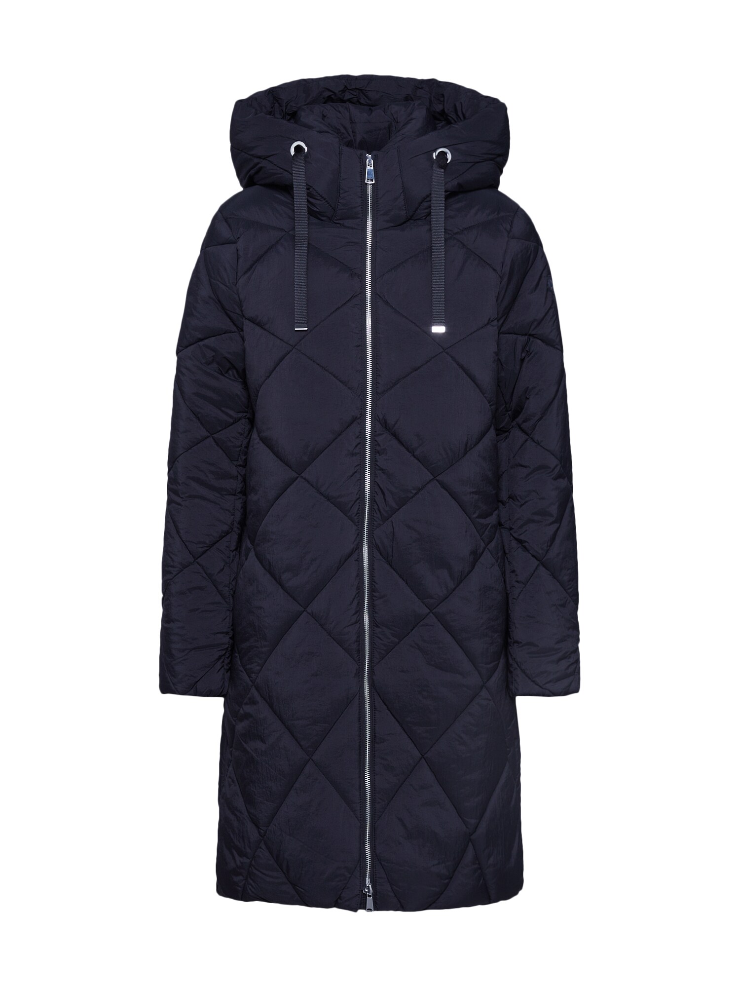 ESPRIT Žieminis paltas 'Quilted coat'  juoda