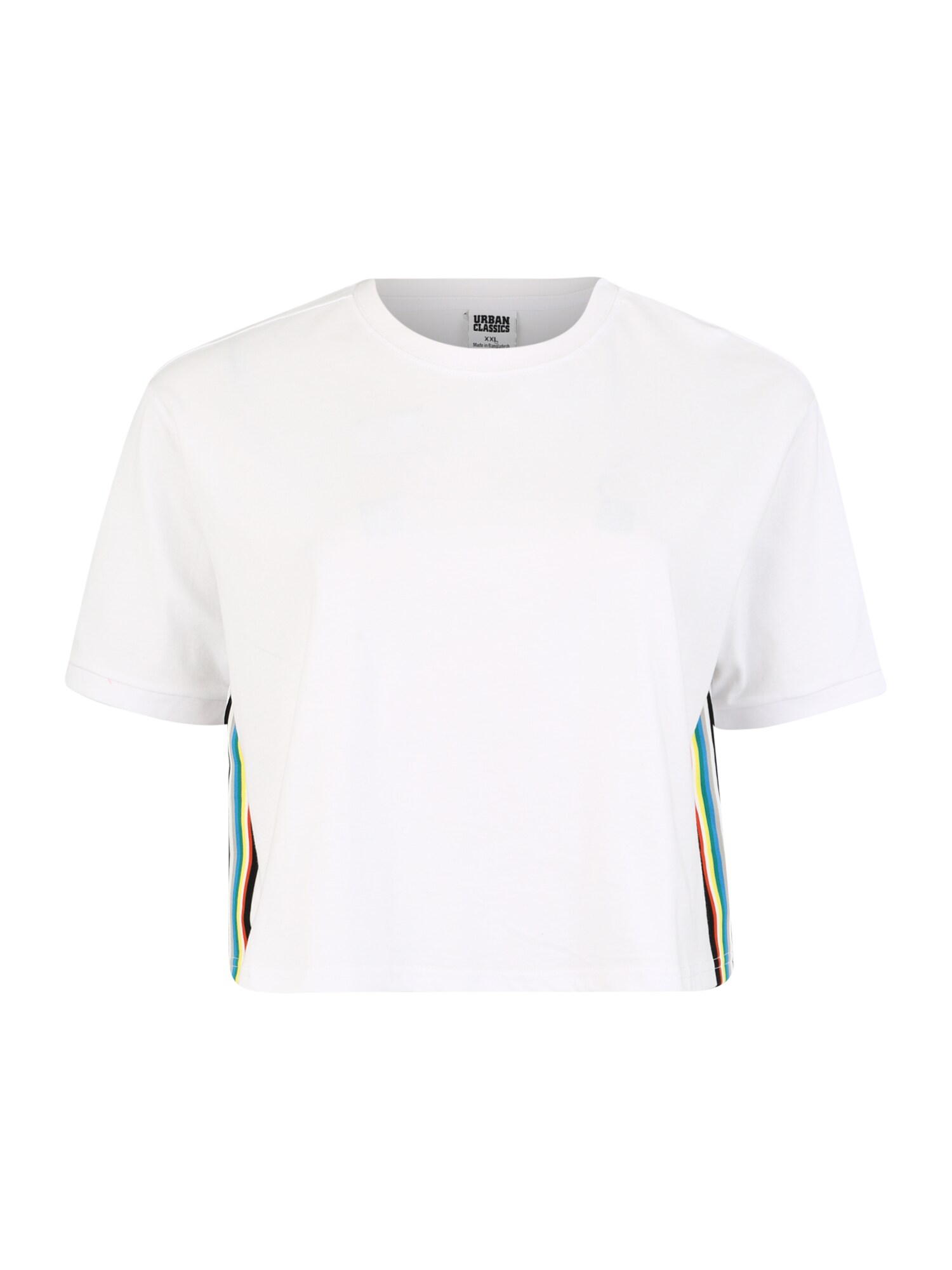 Urban Classics Curvy Dames Shirt Gemengde Kleuren Wit urban classics curvy kopen in de aanbieding