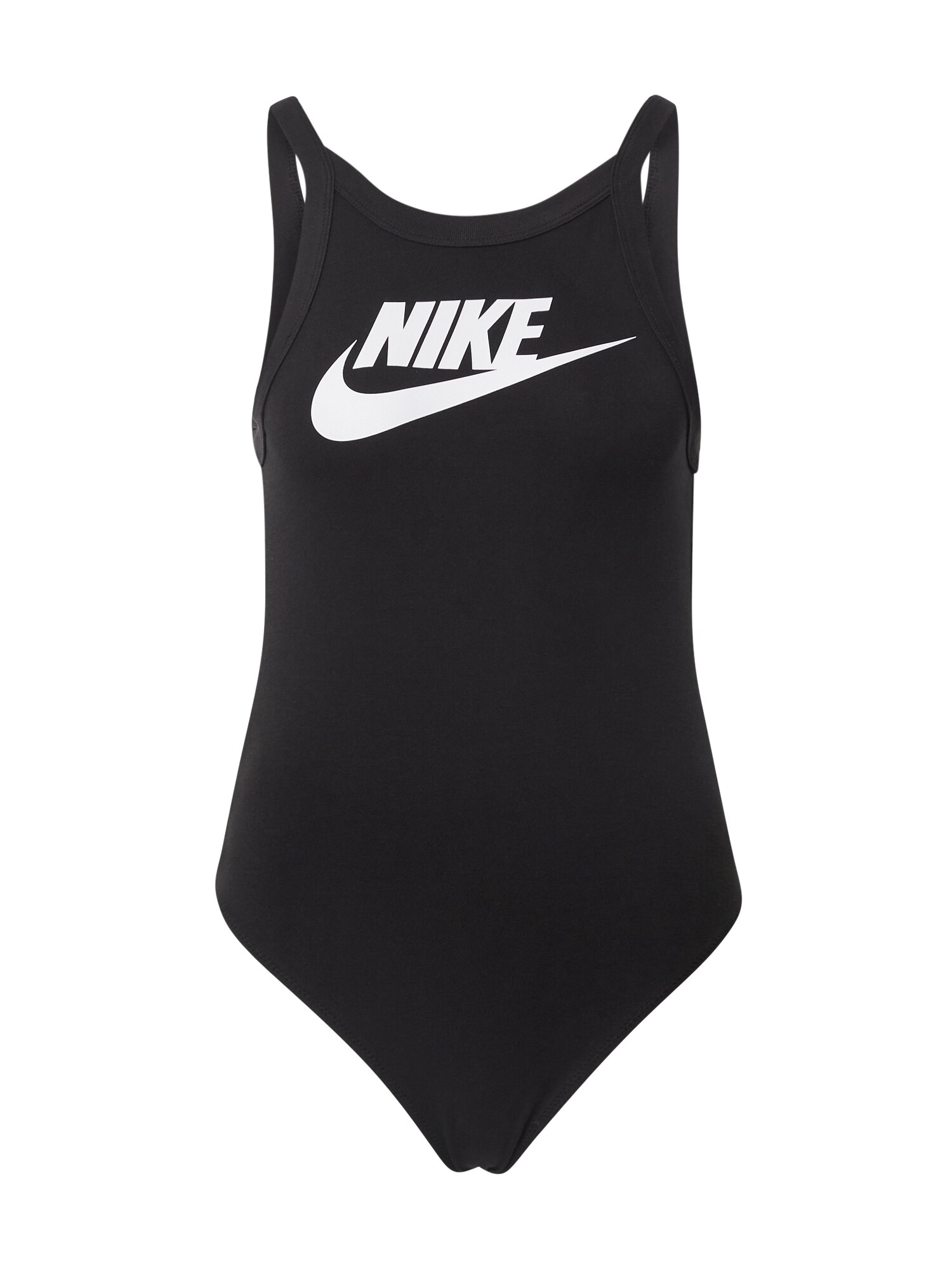 Nike Sportswear Marškinėliai-glaustinukė  balta / juoda