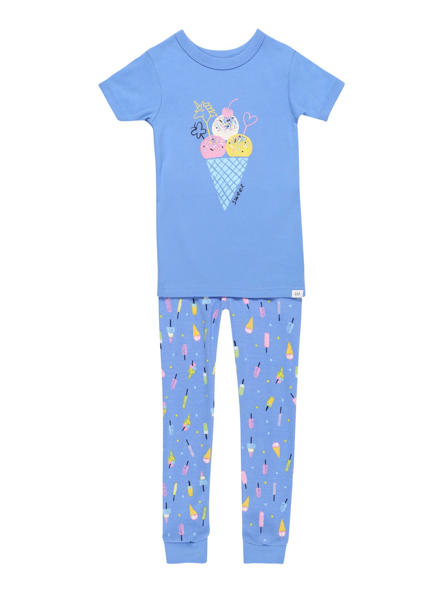 GAP Miego kostiumas 'ICE CREAM'  mėlyna