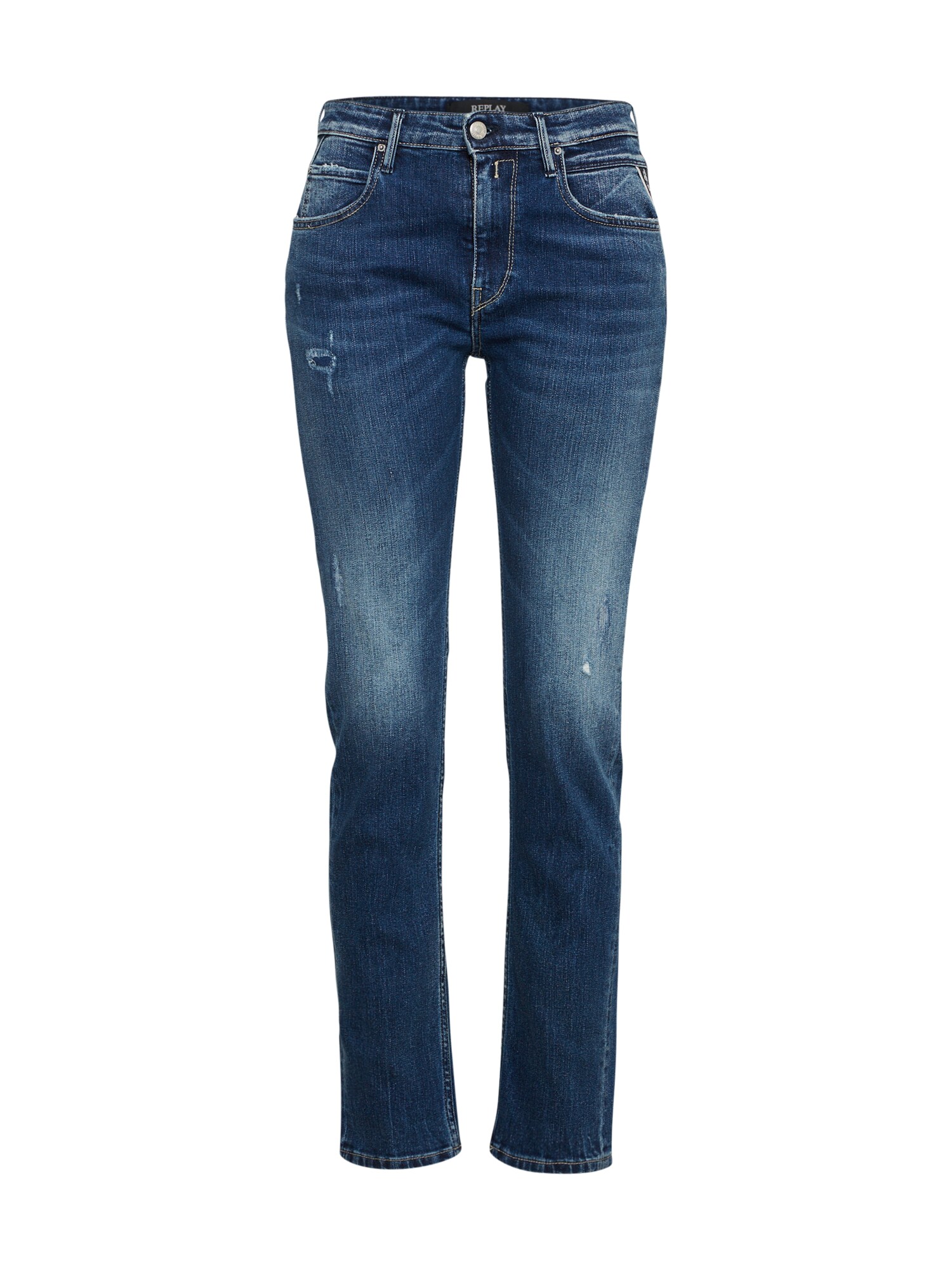 Replay Dames Jeans Jacksy Blauw Denim replay kopen in de aanbieding