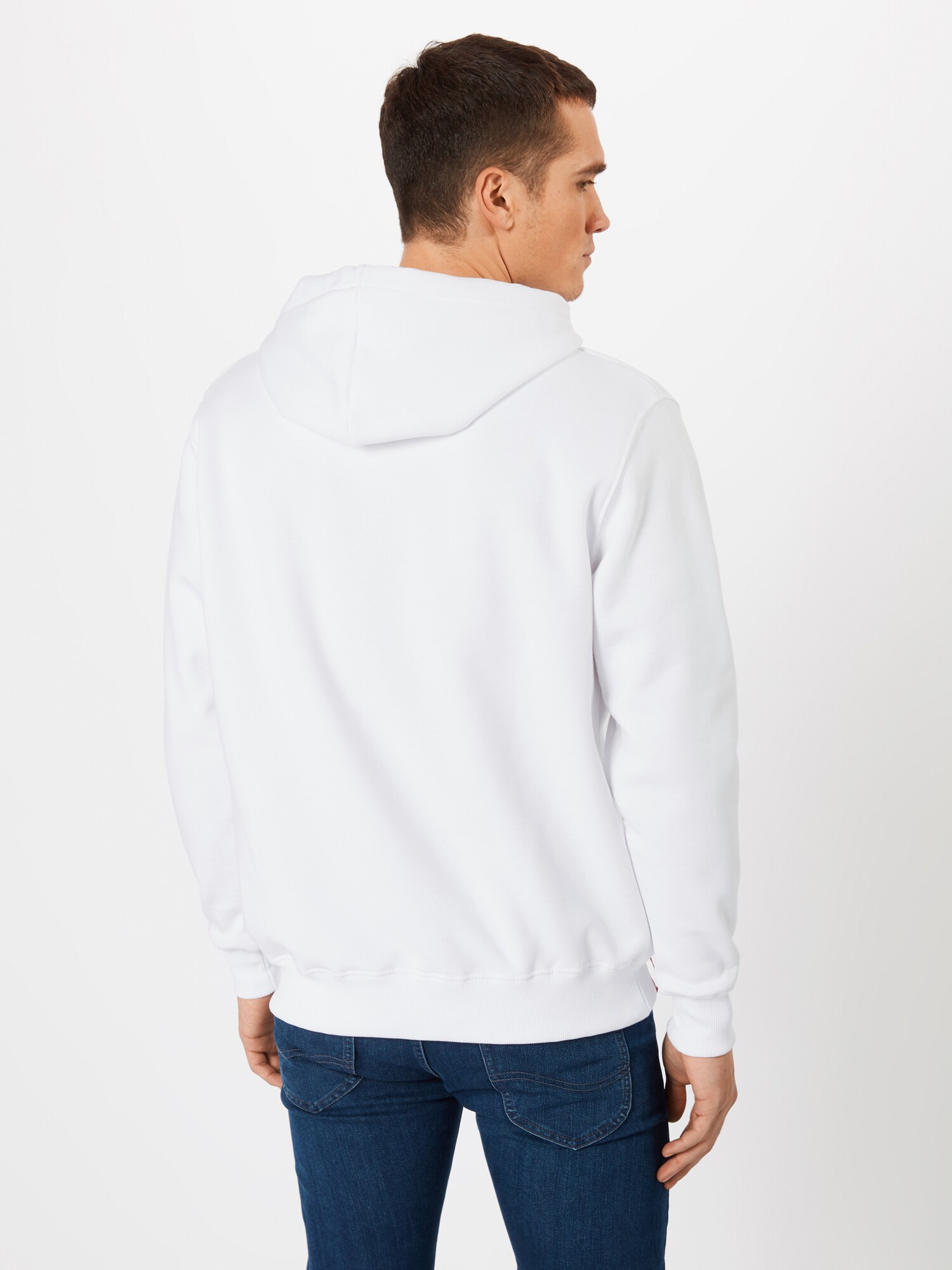 ALPHA INDUSTRIES Mikina čierna / šedobiela (obrázok 3)