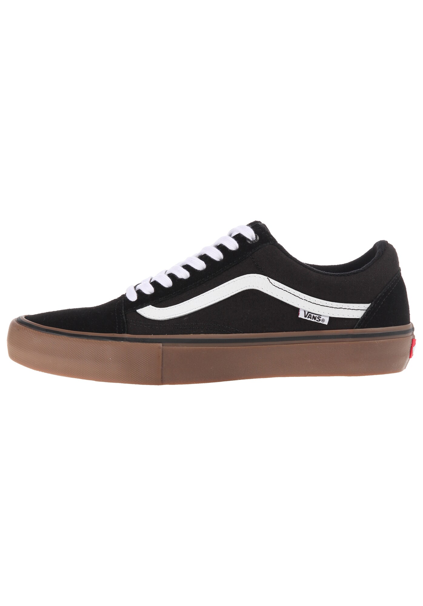 Vans Heren Sneakers Laag Old Skool Pro Zwart vans kopen in de aanbieding