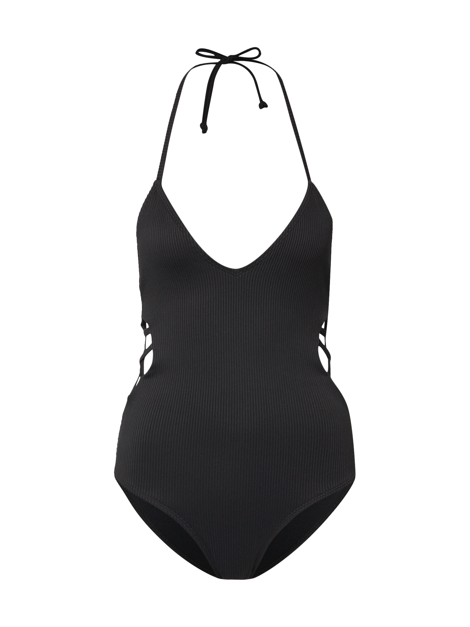 Urban Classics Maudymosi kostiumėlis 'Ladies Rib'  juoda