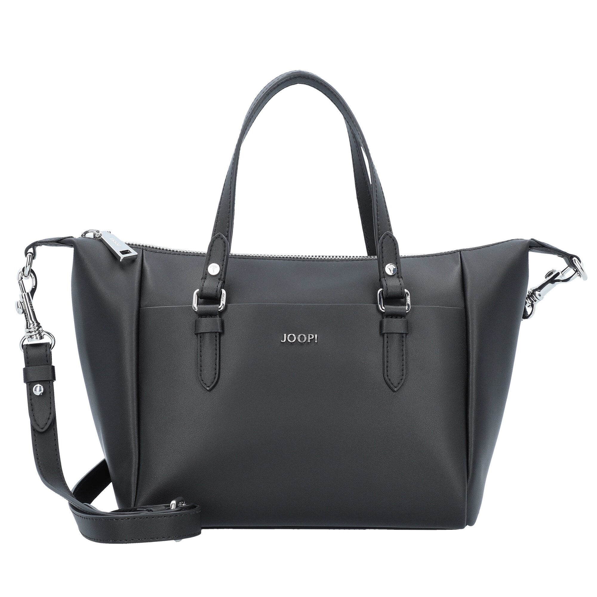 Joop Dames Handtas Arno Artema Zwart Zilver joop kopen in de aanbieding