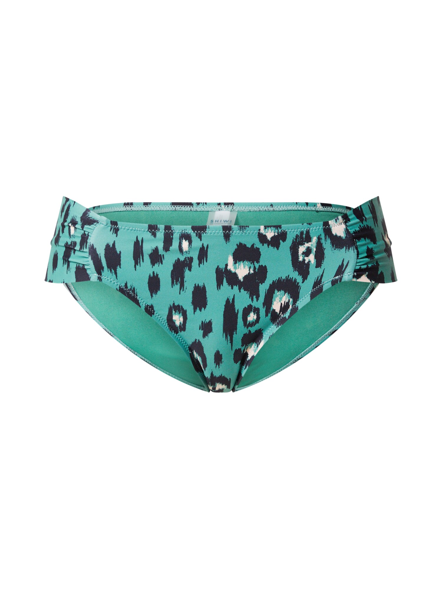 Shiwi Bikinio kelnaitės 'Luxe Leopard'  balta / mėtų spalva / juoda