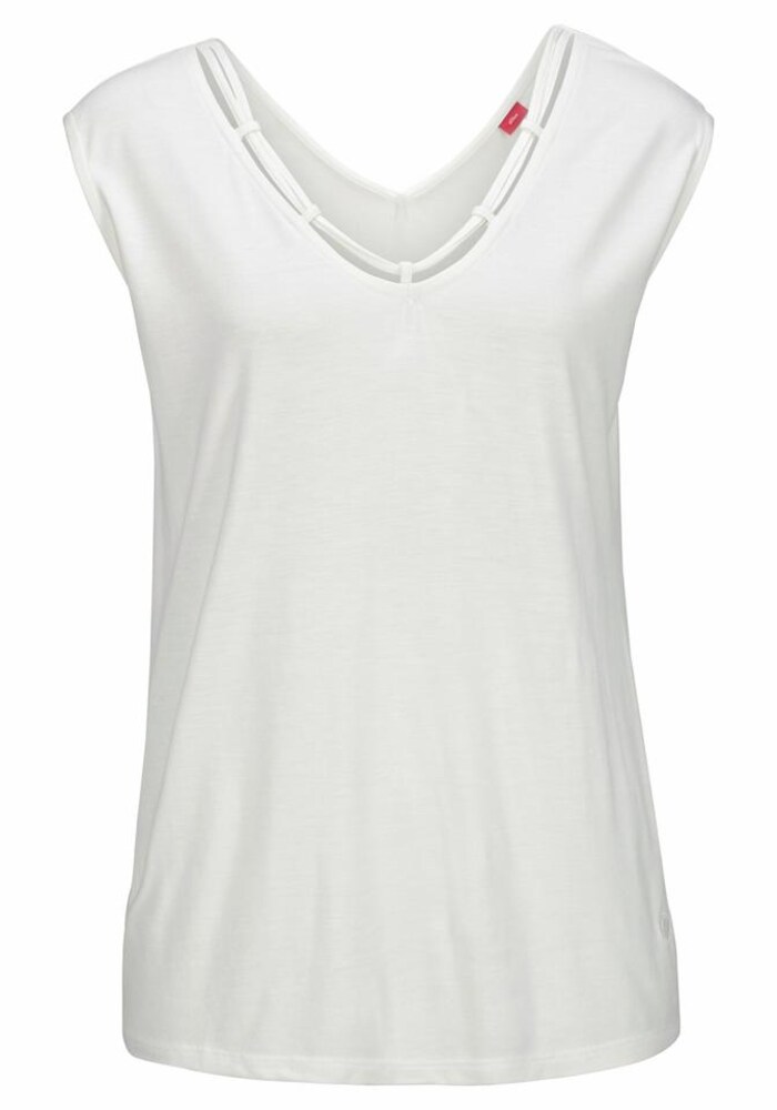 s.Oliver Beachwear Strandshirt Damen Größe M creme