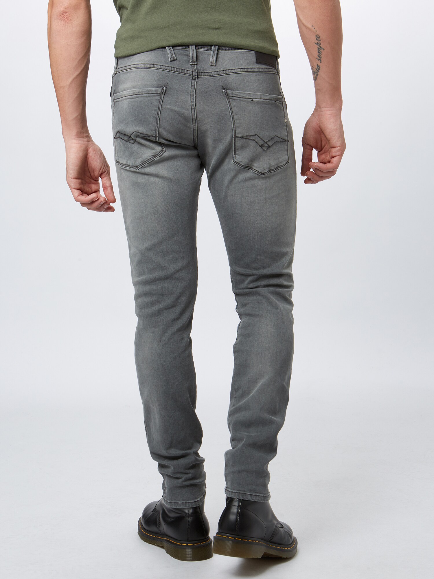 REPLAY Džínsy 'Anbass' sivý denim (obrázok 3)