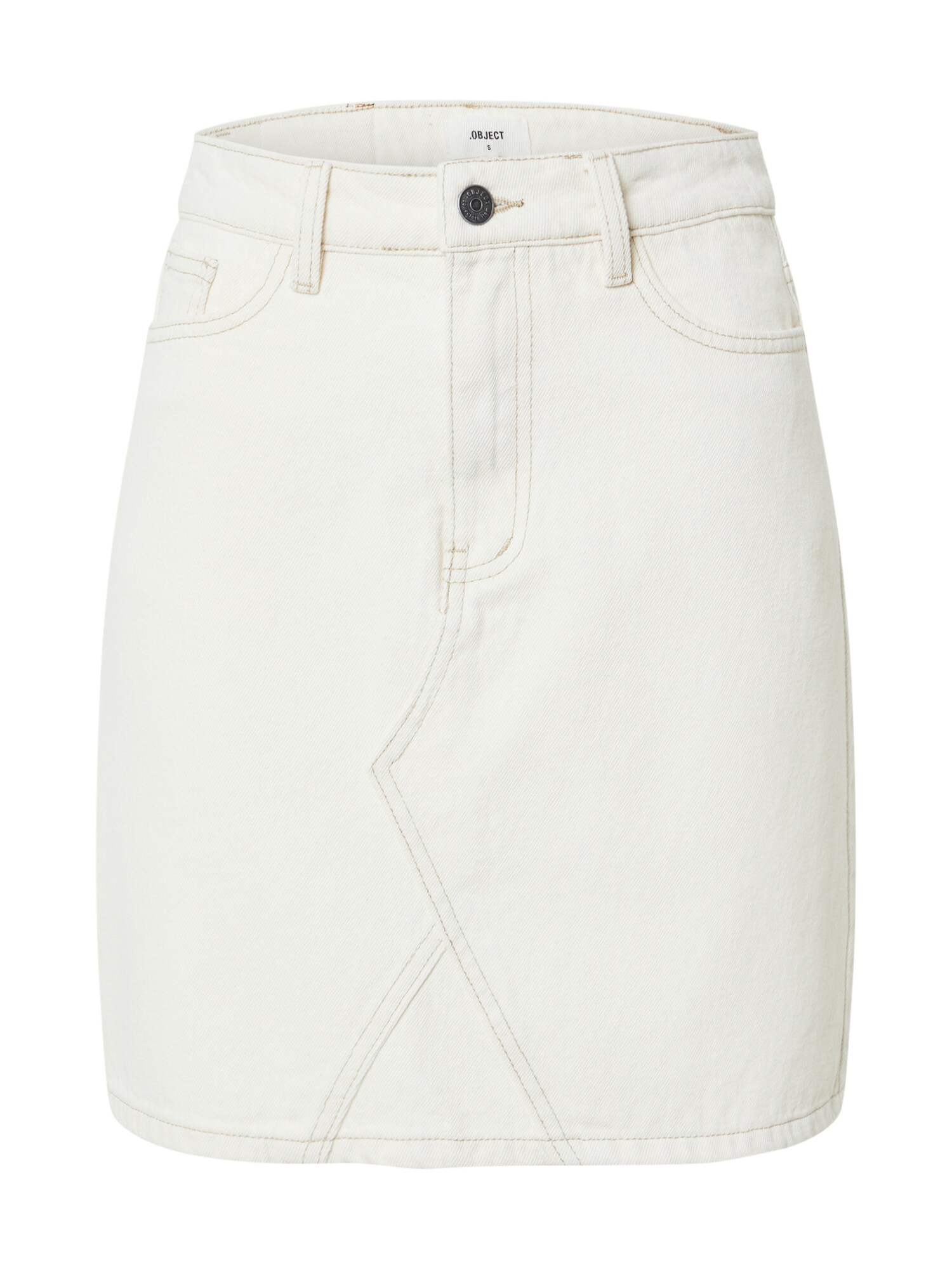 OBJECT Sijonas 'OBJGLORIA MW TWILL SKIRT PB8'  balta