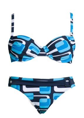KangaROOS Bikini  azul cielo / negro / blanco