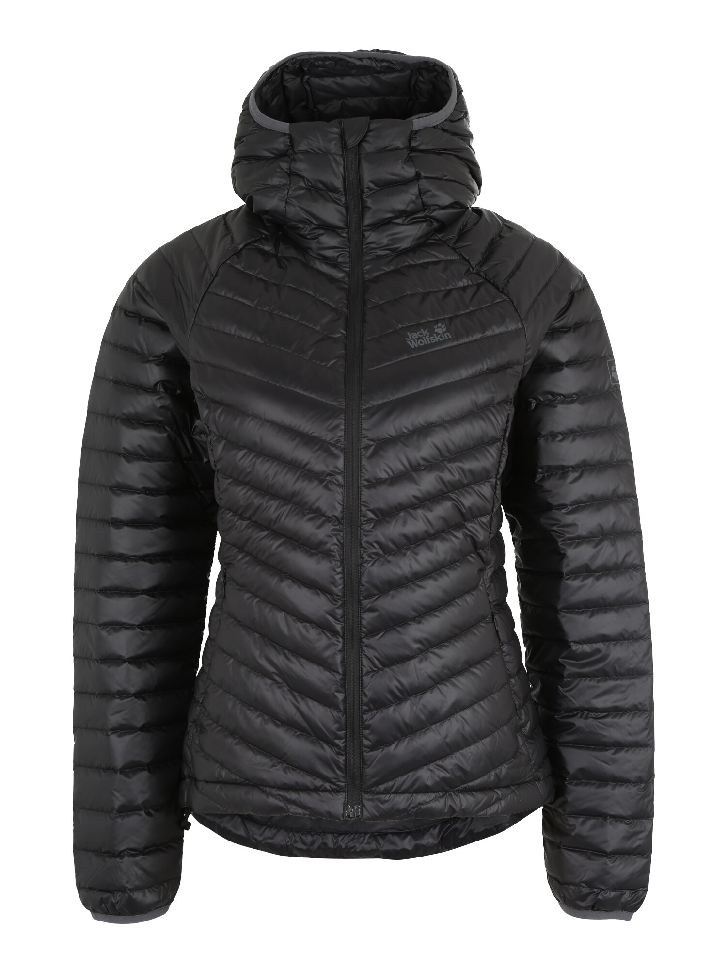 JACK WOLFSKIN Laisvalaikio striukė 'Atmosphere'  juoda