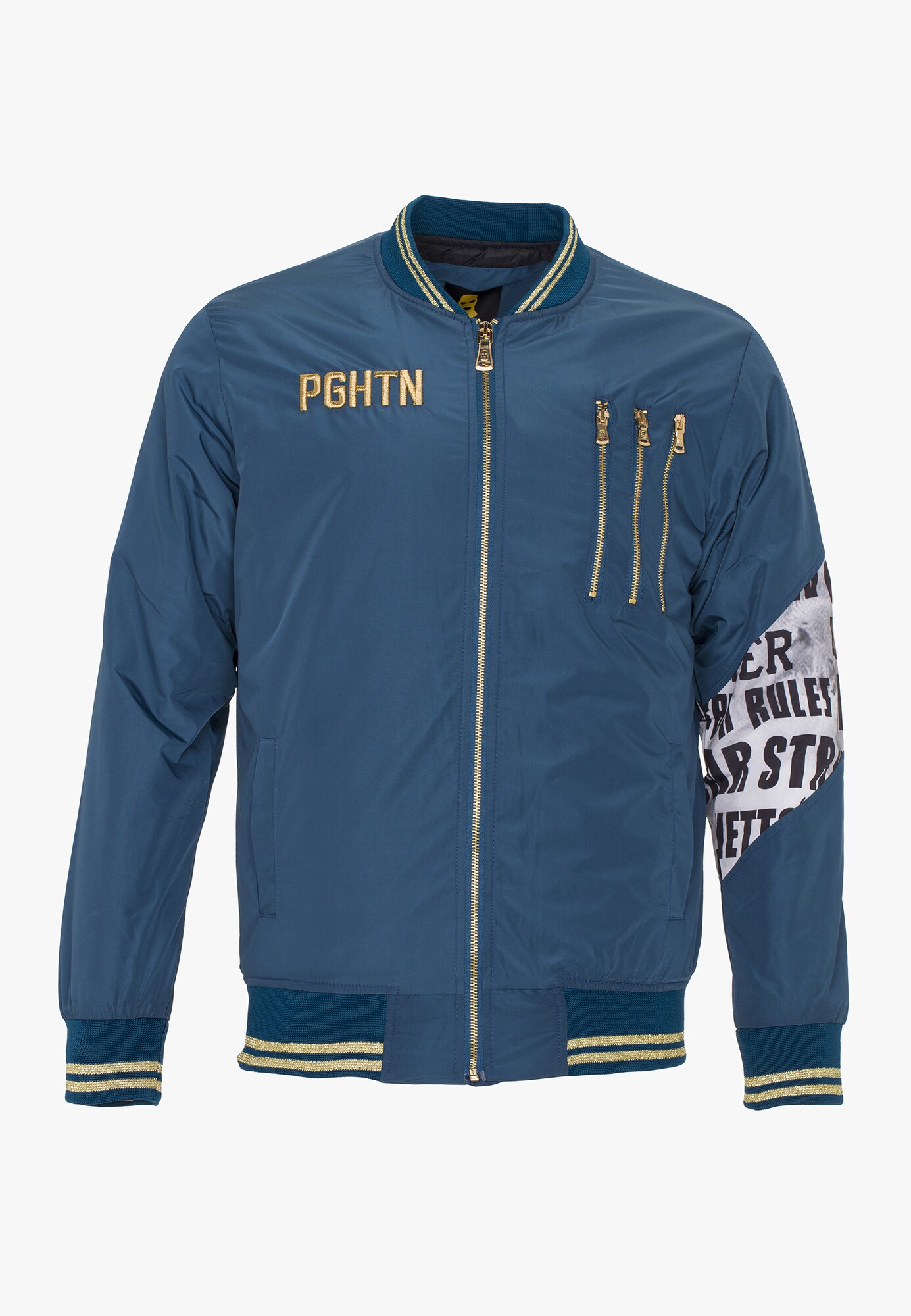 Plus Eighteen Heren Tussenjas Blauw Petrol plus eighteen kopen in de aanbieding