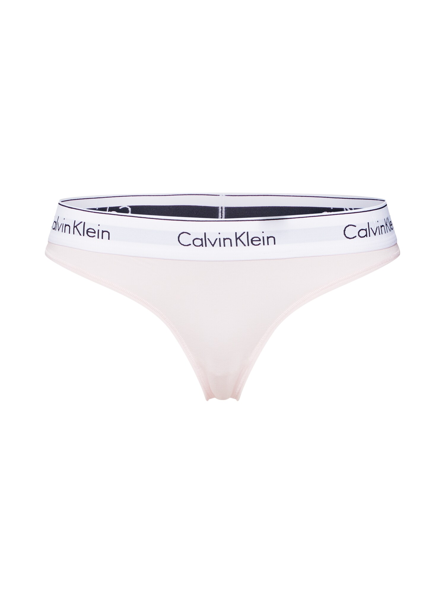 Calvin Klein Underwear Tangá 'Nymphs'  púdrová / čierna / biela