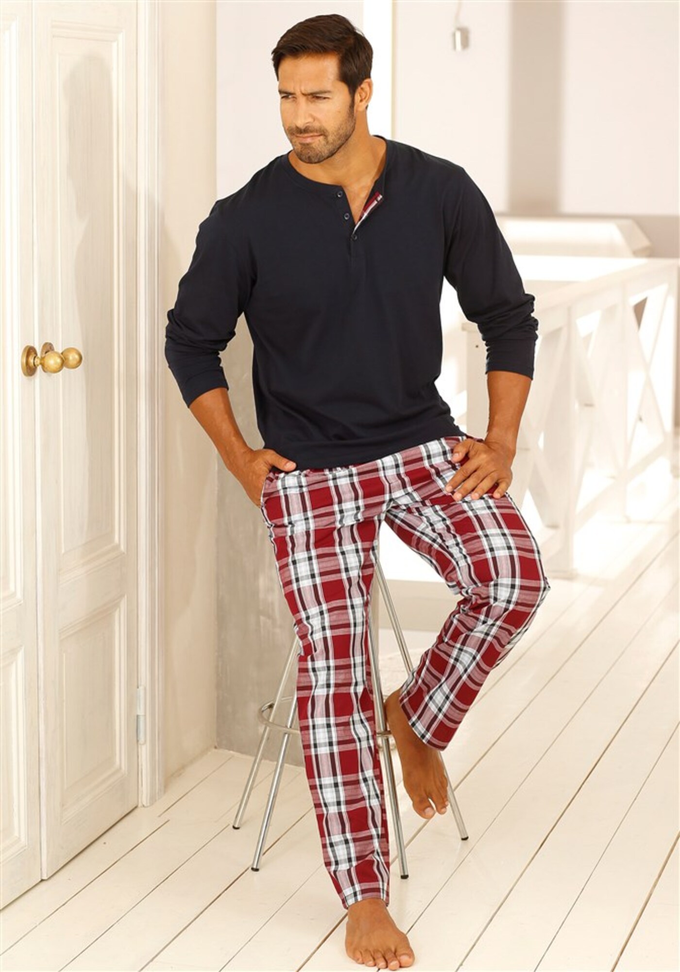 HIS JEANS Hosszú pizsama  vegyes színek termék 2. képe