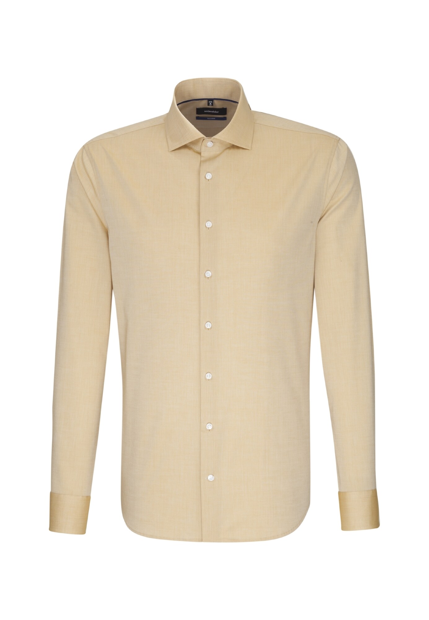 Seidensticker Heren Zakelijk Overhemd Ecru seidensticker kopen in de aanbieding