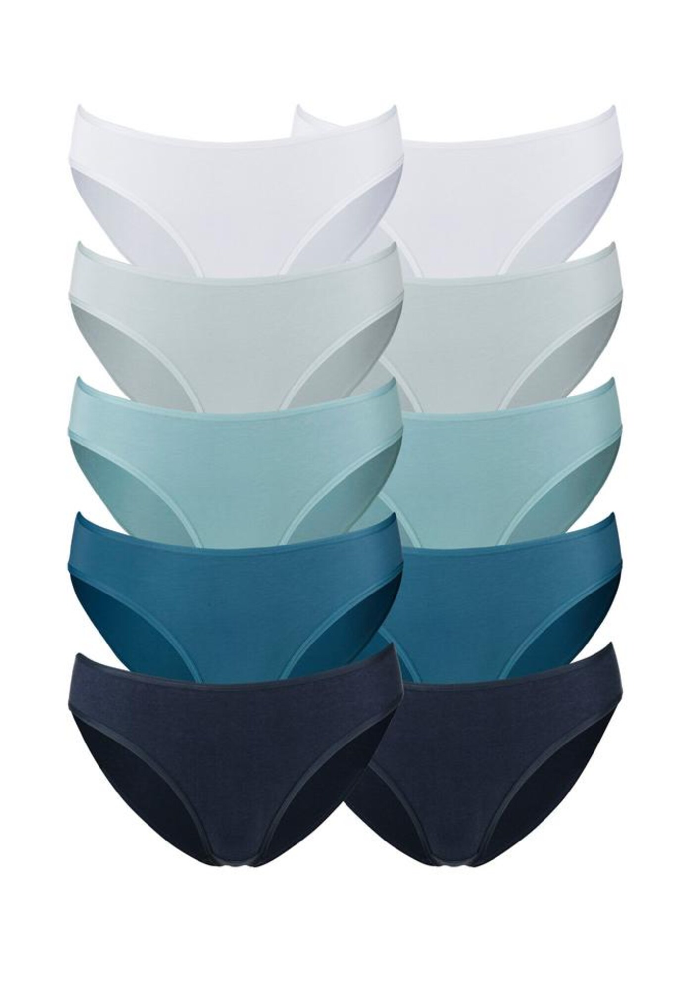 PETITE FLEUR Slip  albastru noapte / azur / albastru deschis / verde petrol / alb