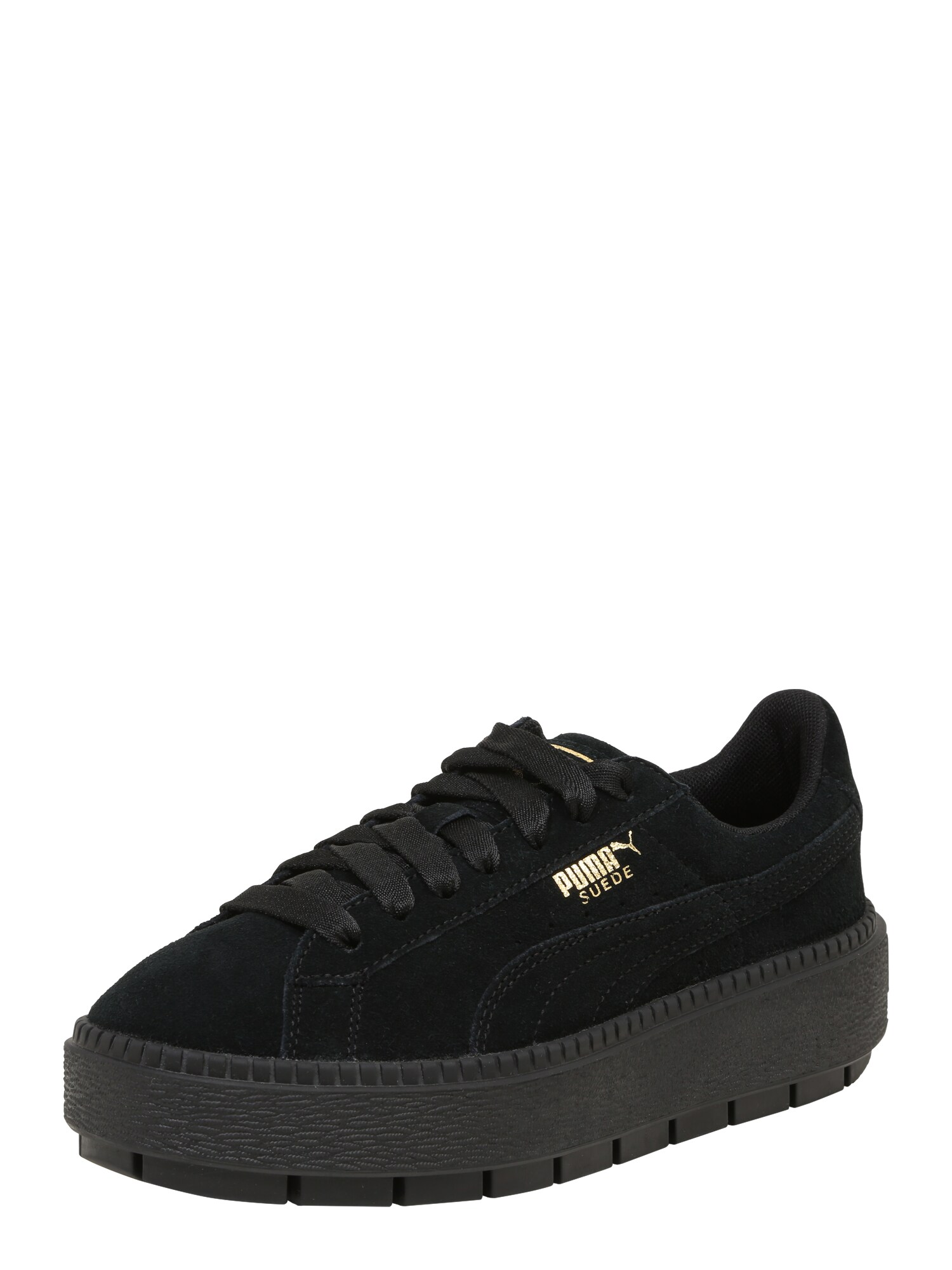 Puma Dames Sneakers Laag Platform Trace Zwart puma kopen in de aanbieding