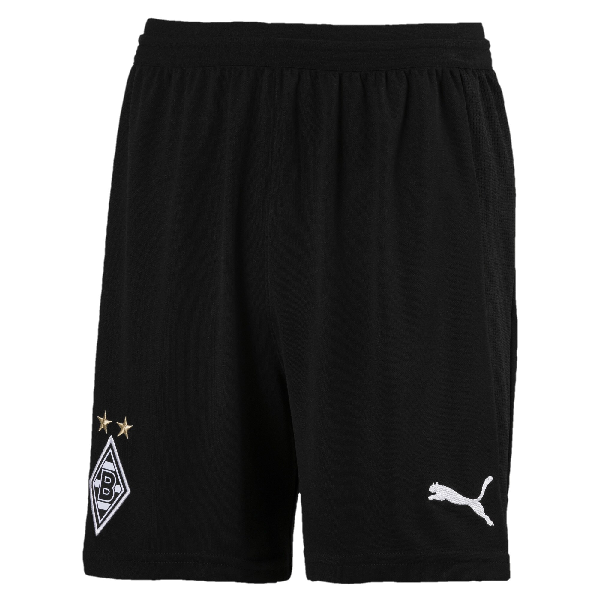 Puma Jongens Sportbroek Borussia Monchengladbach Zwart Wit puma kopen in de aanbieding