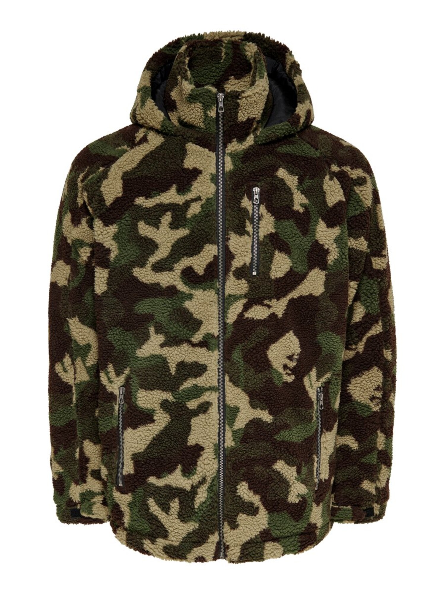 Only Sons Heren Tussenjas Beige Donkerbruin Groen only sons kopen in de aanbieding