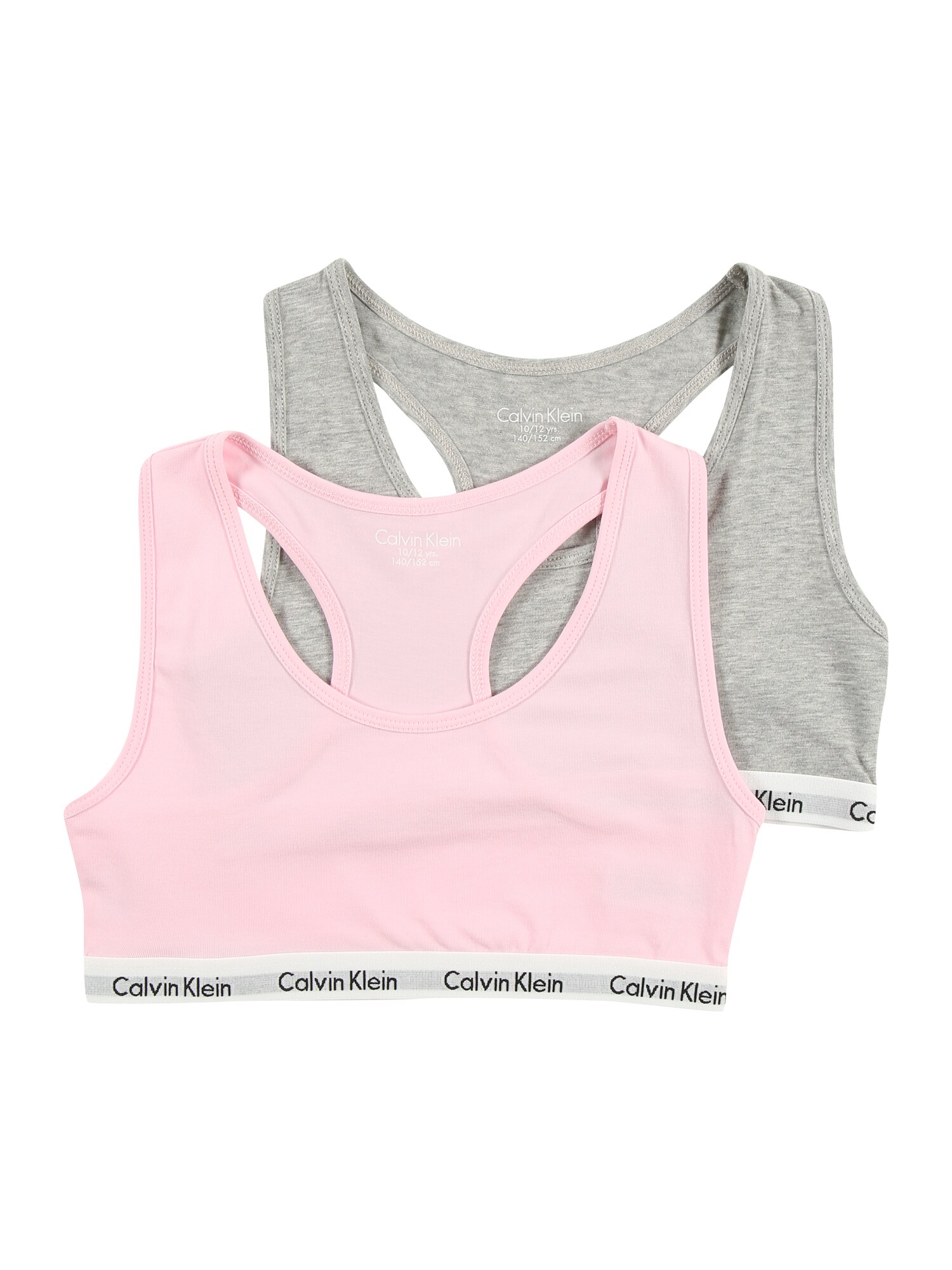 Calvin Klein Underwear Liemenėlė ir kelnaitės  pilka / rožių spalva