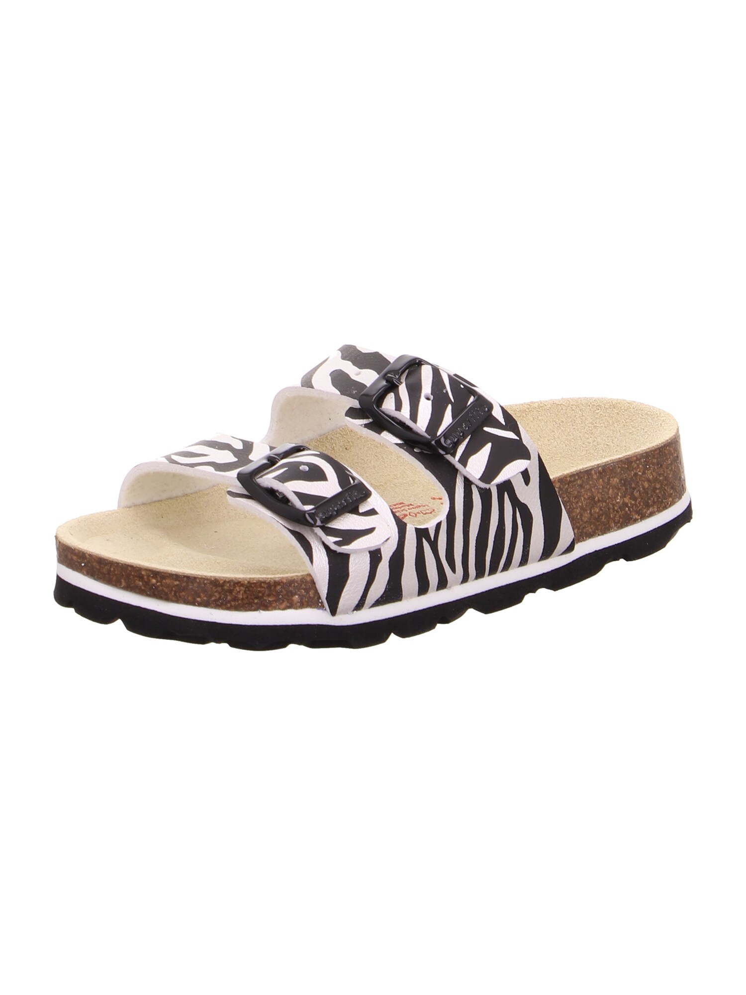 SUPERFIT Sandalai  balta / juoda