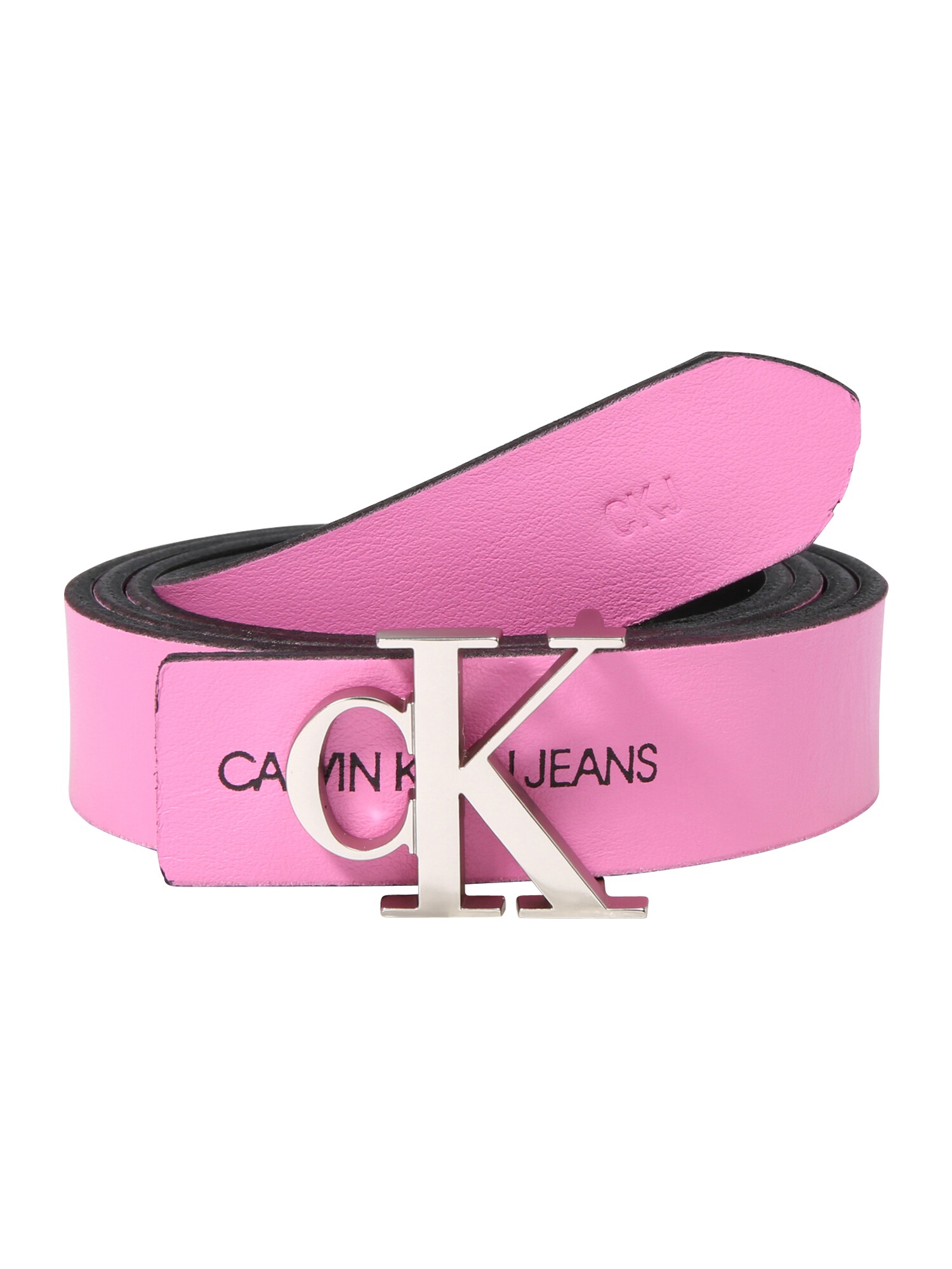Calvin Klein Jeans Dames Riem J 25Cm Skinny Revmonogram Donkerroze Zwart calvin klein jeans kopen in de aanbieding