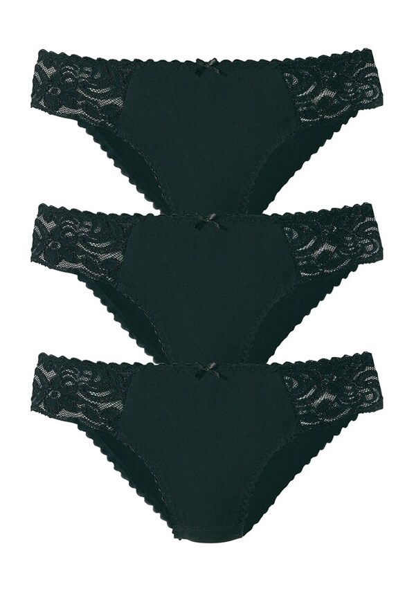 PETITE FLEUR, Slip, fekete, 1 kép a 5 közül