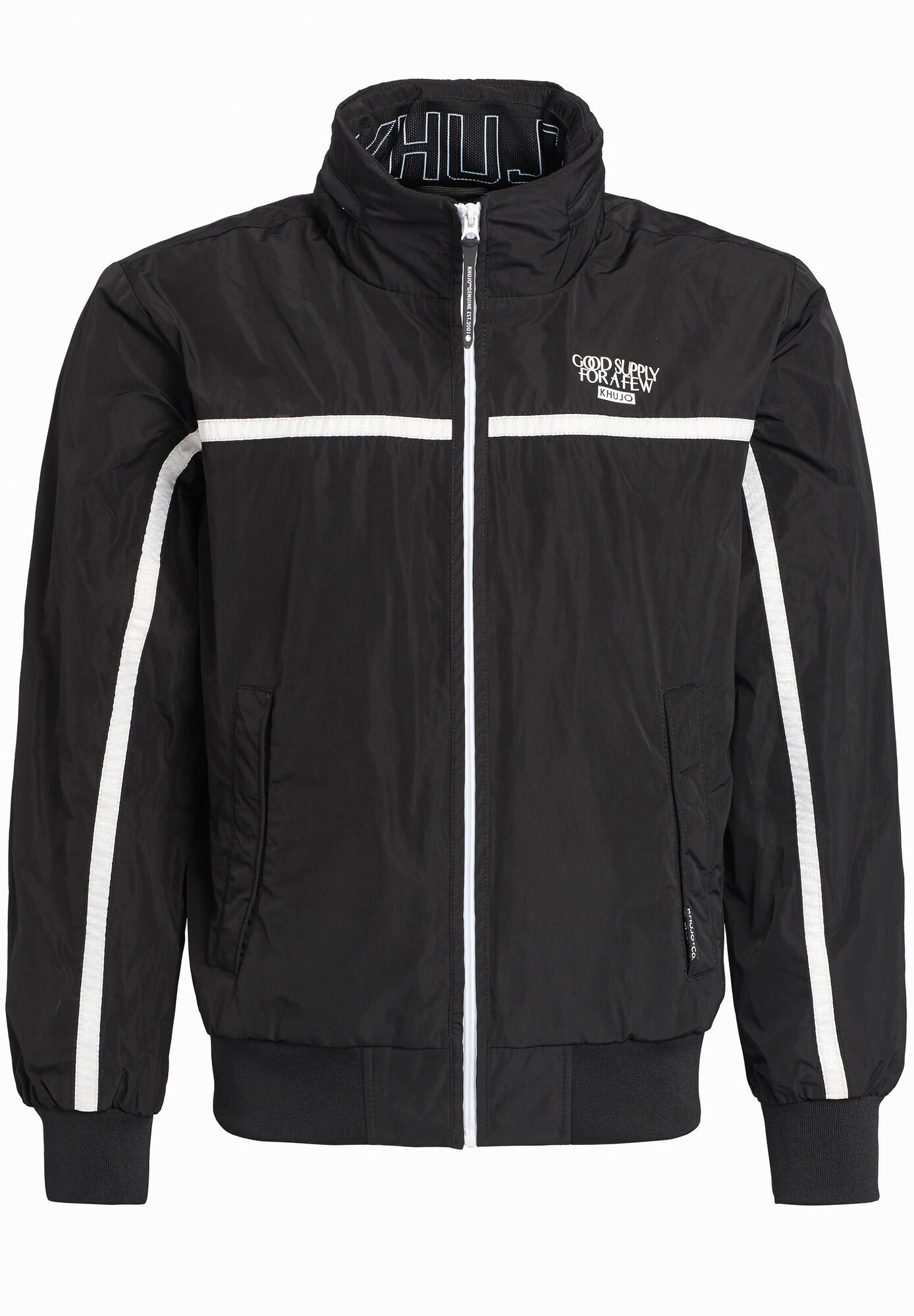 Khujo Heren Tussenjas Rindeg Zwart Wit khujo kopen in de aanbieding