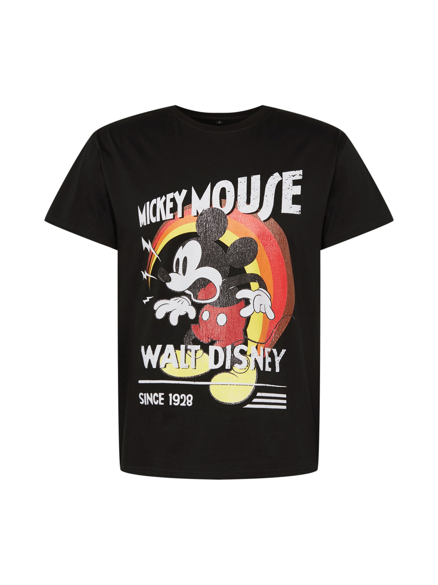 Mister Tee Tričko 'Mickey Mouse'  oranžová / červená / čierna / biela