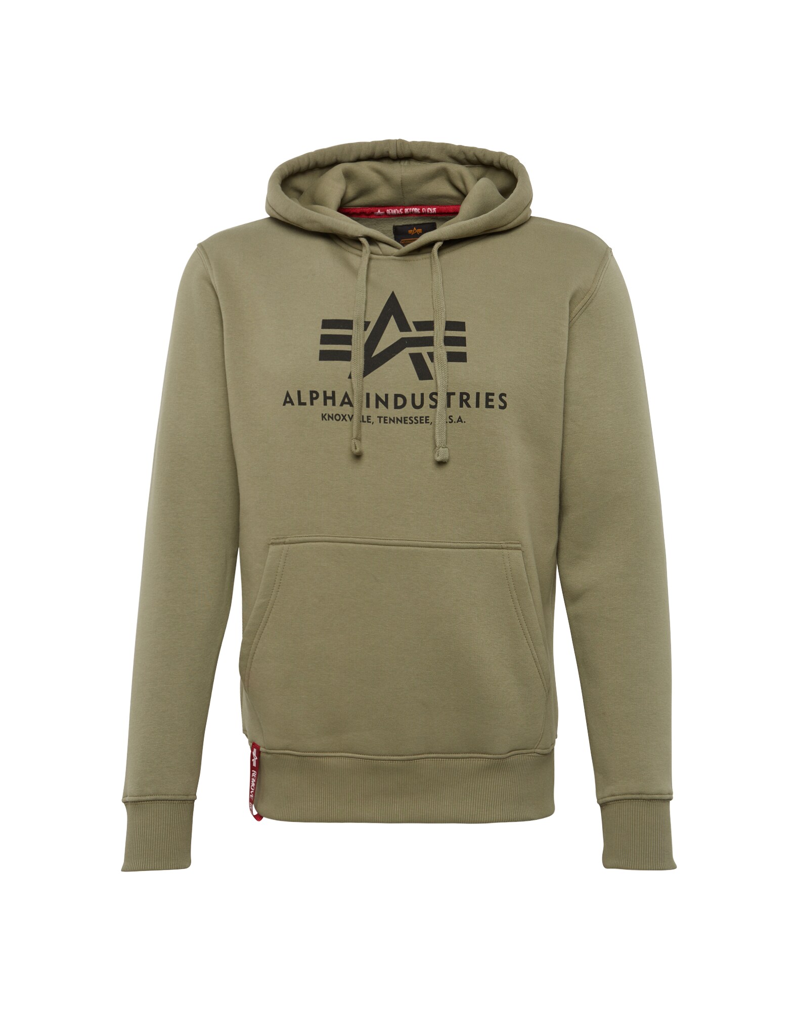 ALPHA INDUSTRIES Mikina  olivová / čierna
