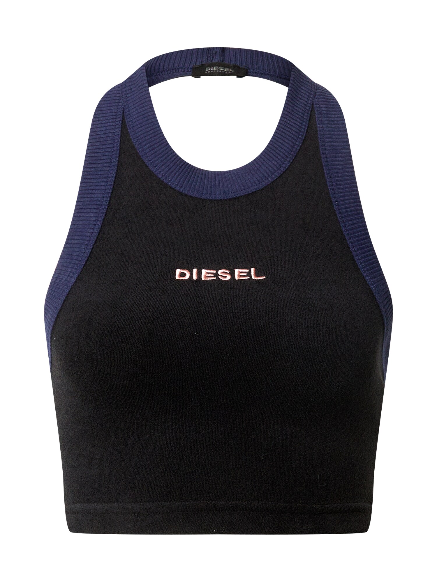 DIESEL Palaidinė be rankovių 'Ashly'  juoda / purpurinė