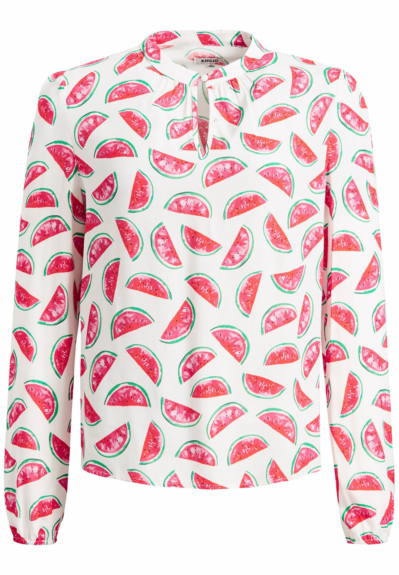 Khujo Dames Blouse Swetti Jade Groen Cranberry Wit khujo kopen in de aanbieding