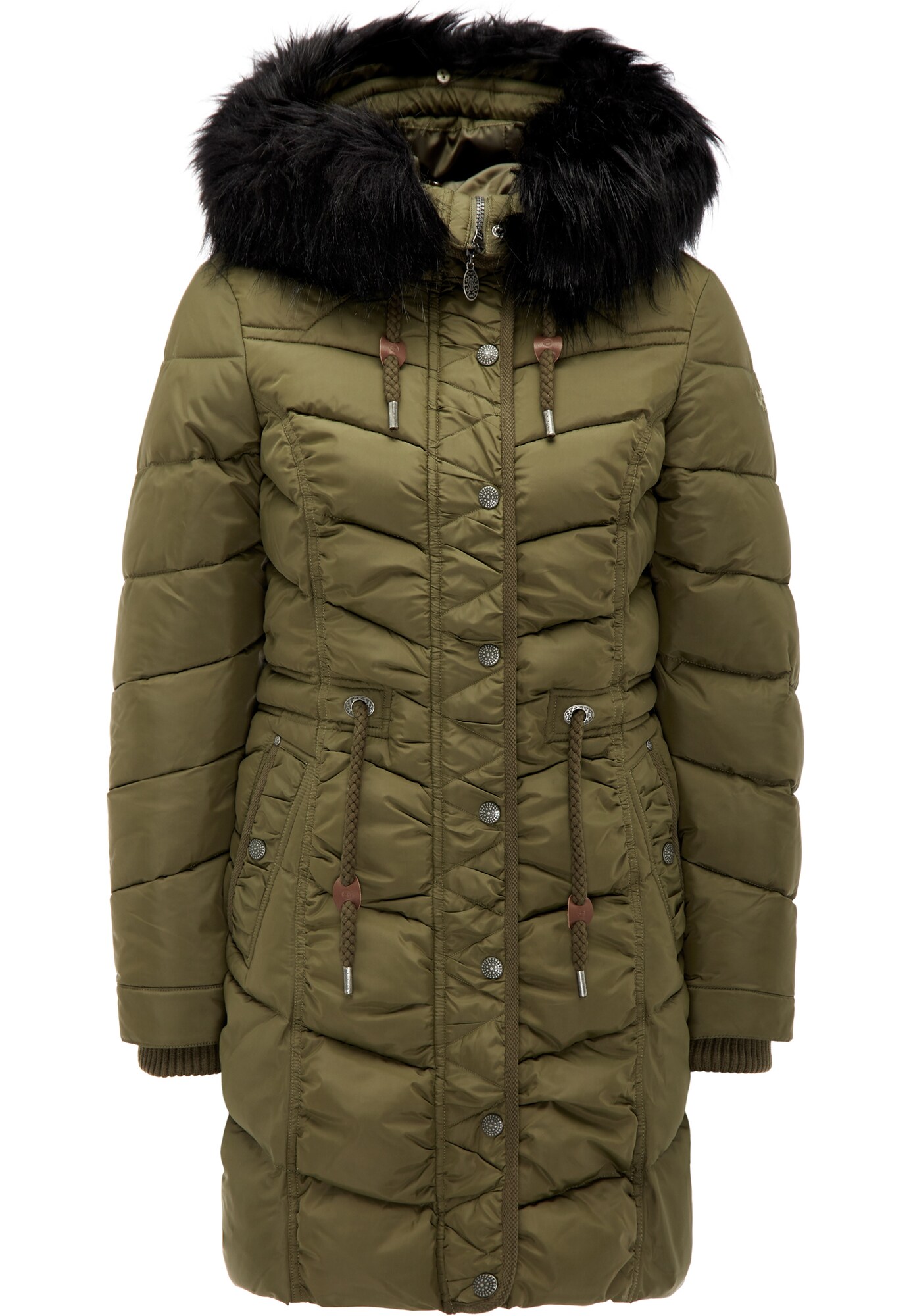 Usha Dames Winterparka Olijfgroen usha kopen in de aanbieding