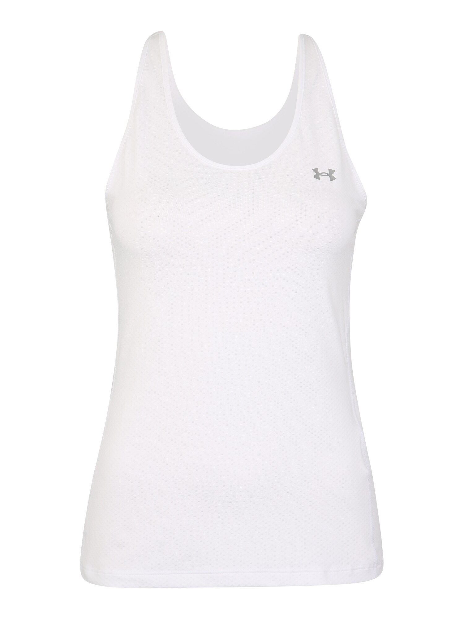Under Armour Dames Sporttop Racer Tank Wit under armour kopen in de aanbieding