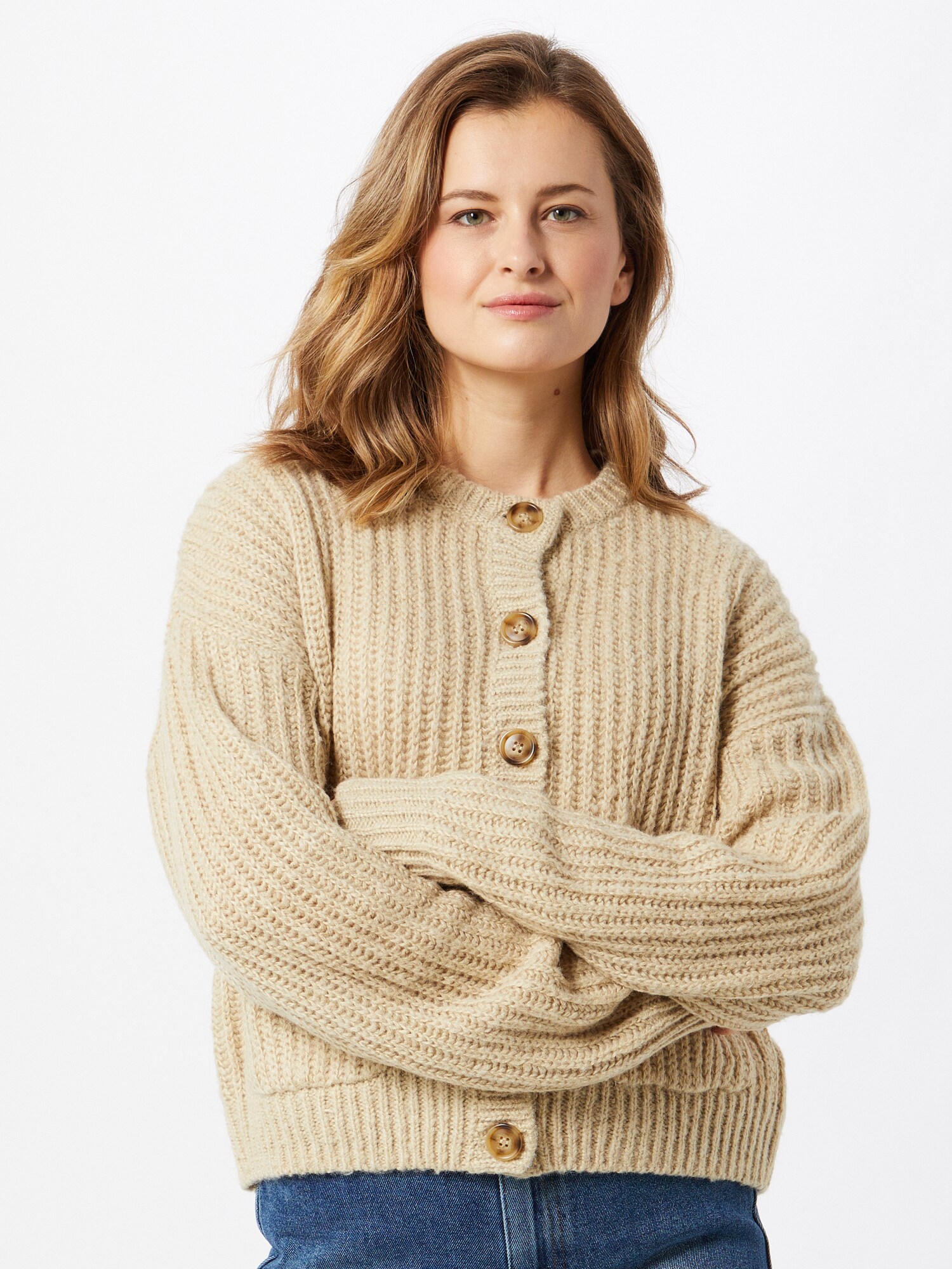BDG Urban Outfitters Kardigán 'Melody Arran'  bézs termék 2. képe