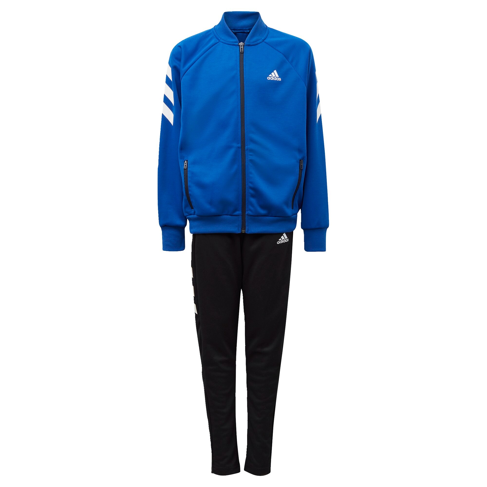 ADIDAS PERFORMANCE Treniruočių kostiumas  juoda / balta / sodri mėlyna („karališka“)