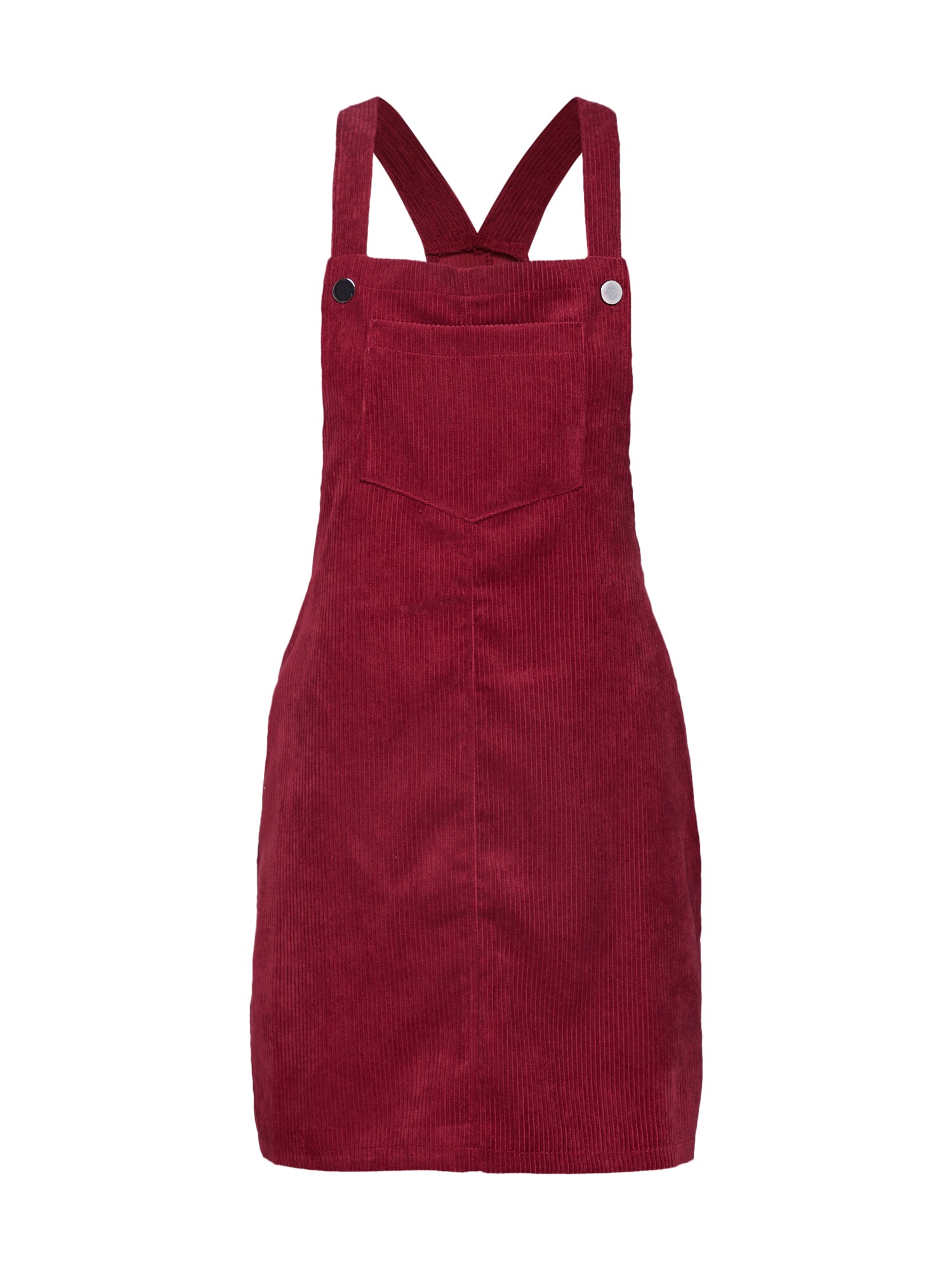 Missguided Dames Overgooier Corduroy Pinafore Dress Bourgogne missguided kopen in de aanbieding