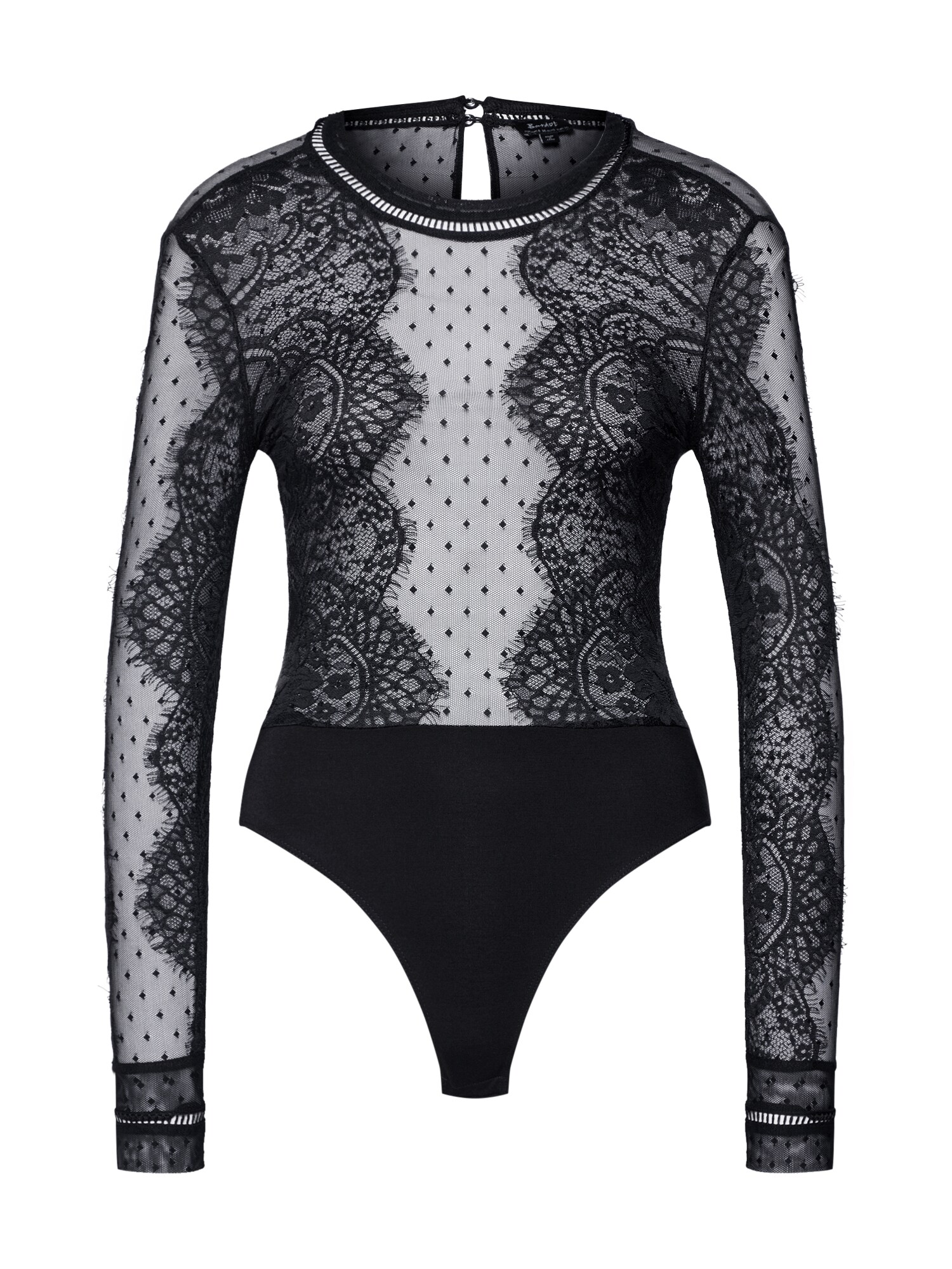 Bardot Dames Shirt Opia Lace Bodysuit Zwart bardot kopen in de aanbieding