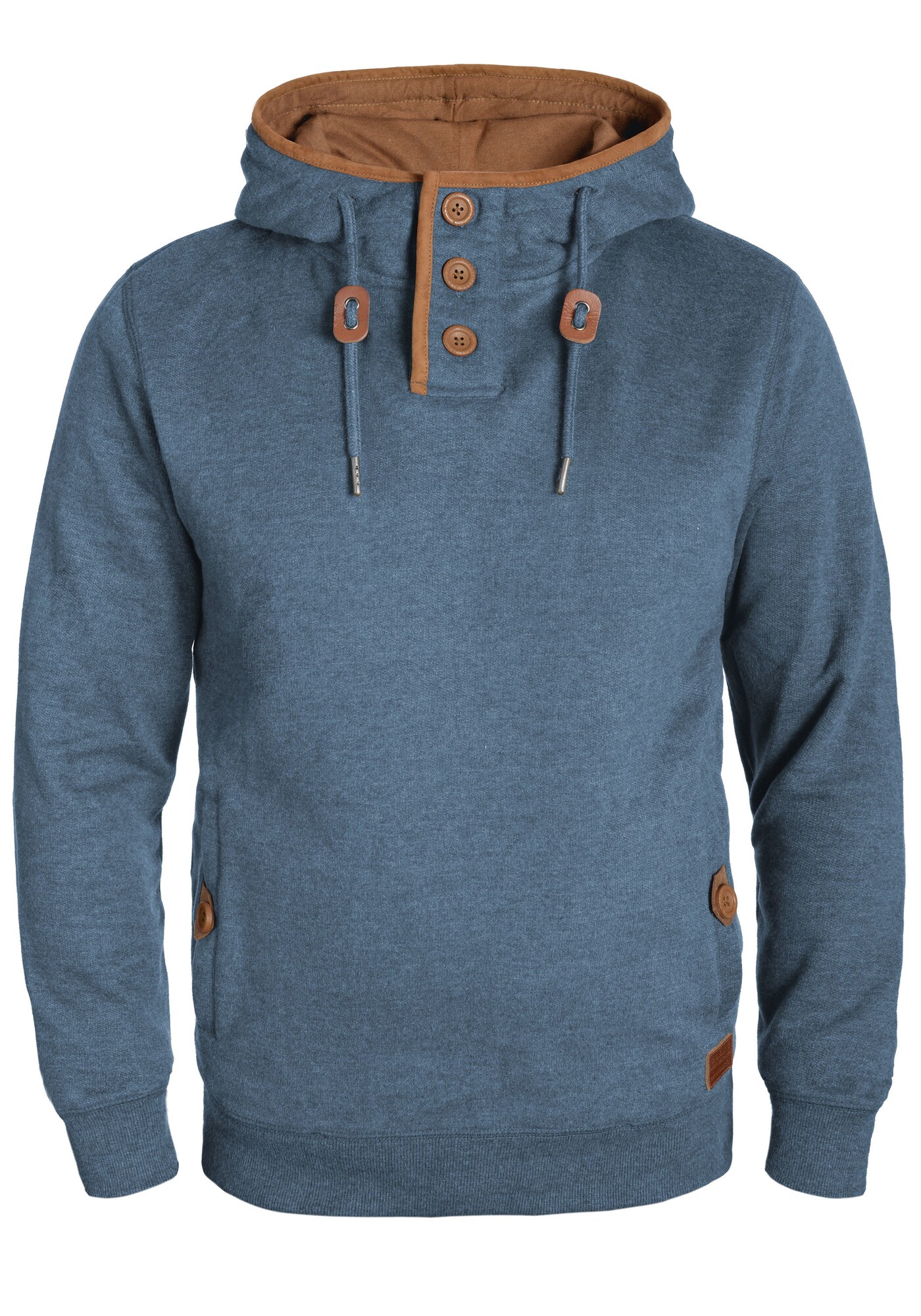 BLEND Sudadera 'Alexo'  azul ahumado / marrón