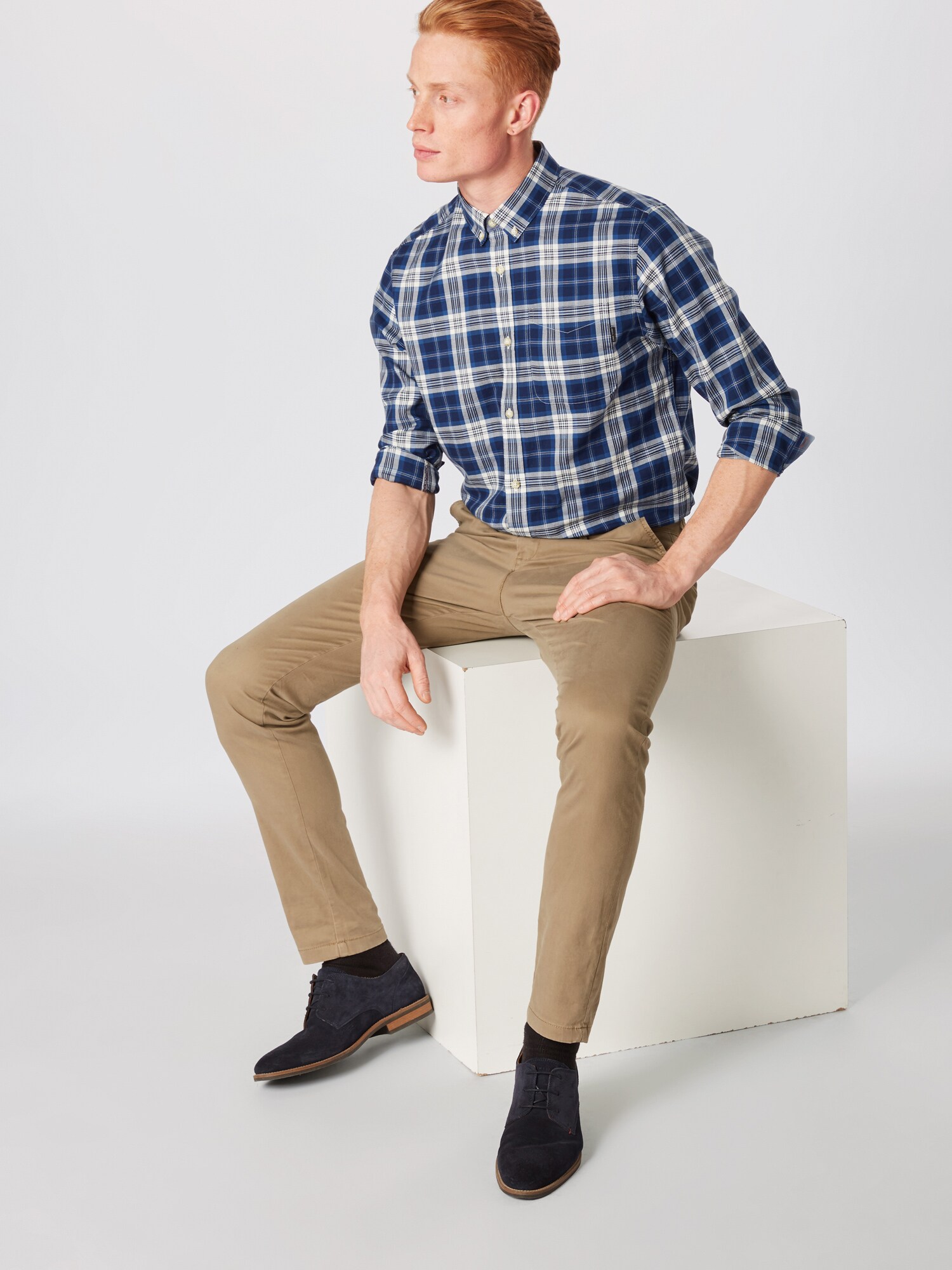 JACK & JONES Chino nohavice 'JJIMarco JJBowie' farba ťavej srsti (obrázok 4)