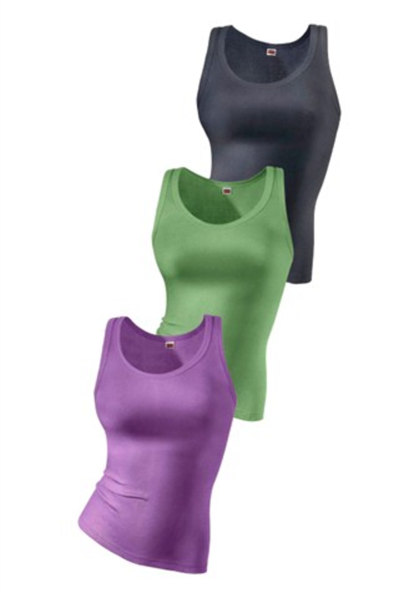 H.I.S Top  gri bazalt / verde / lila