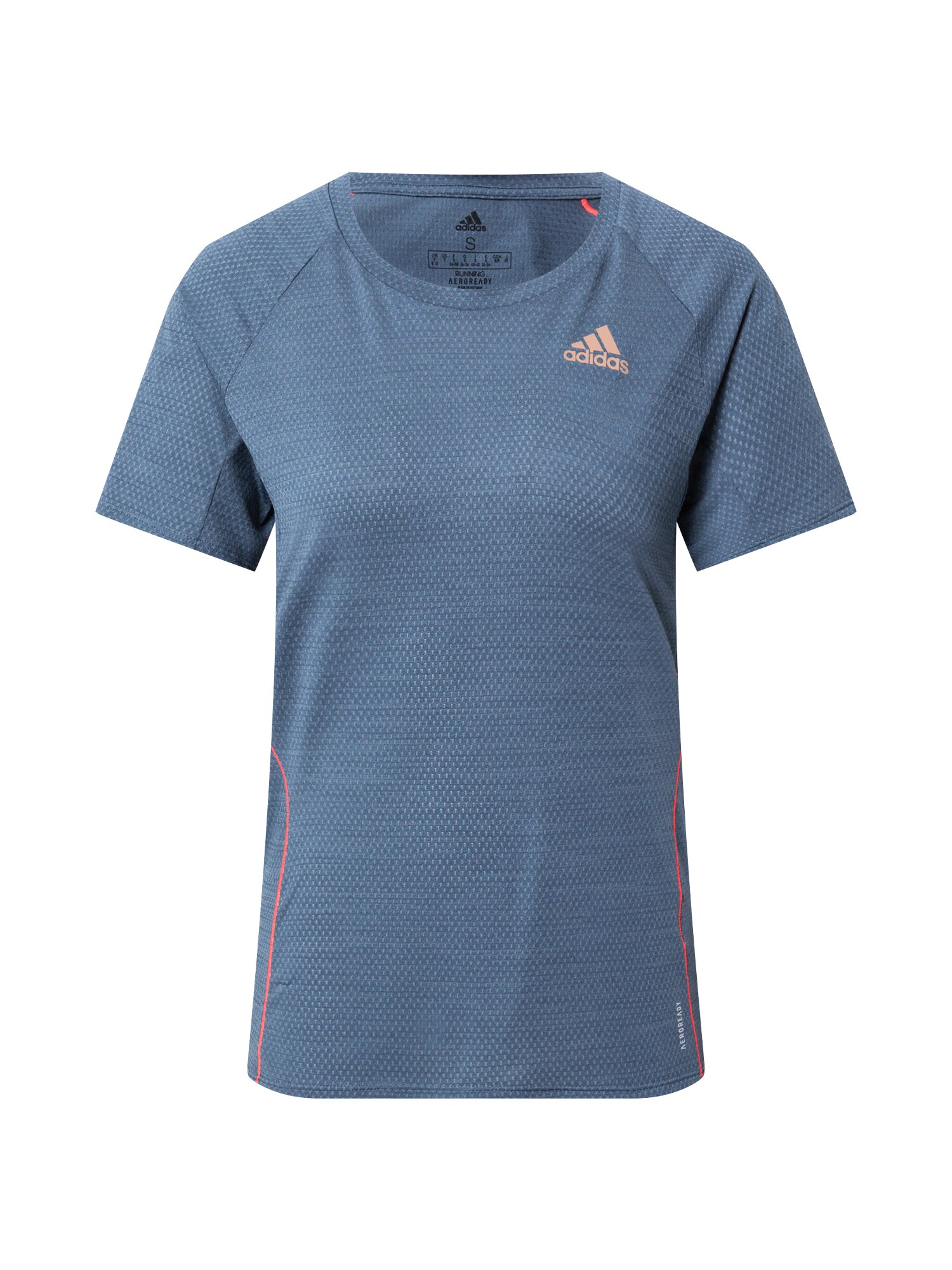 ADIDAS PERFORMANCE Sportiniai marškinėliai  pilka / oranžinė