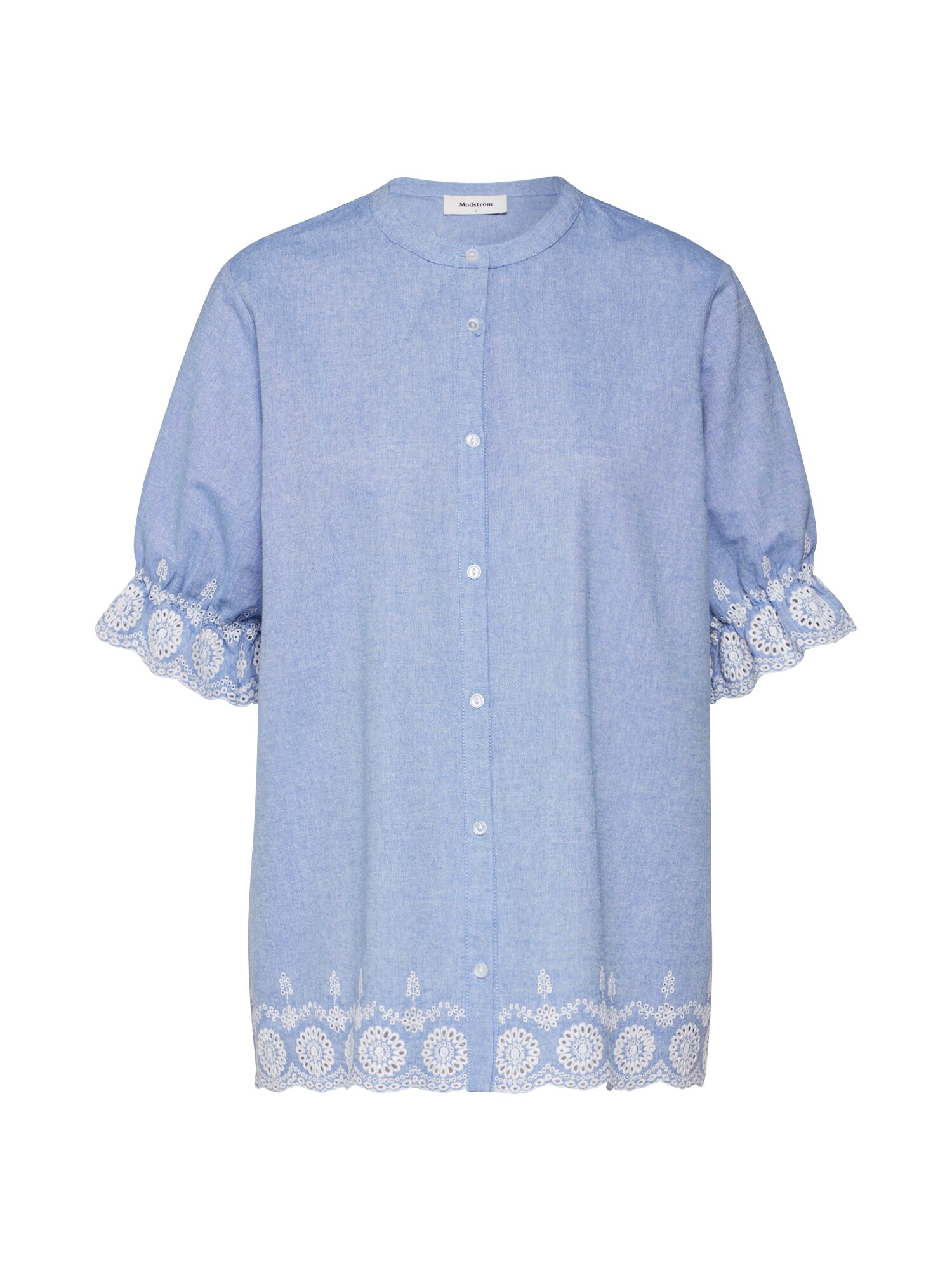 modström Blúz 'Craig'  világoskék / fehér akciós termékkép 1