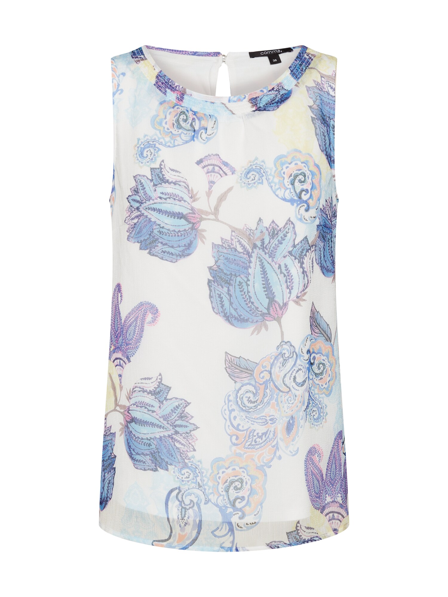 Comma Dames Blouse Creme comma kopen in de aanbieding